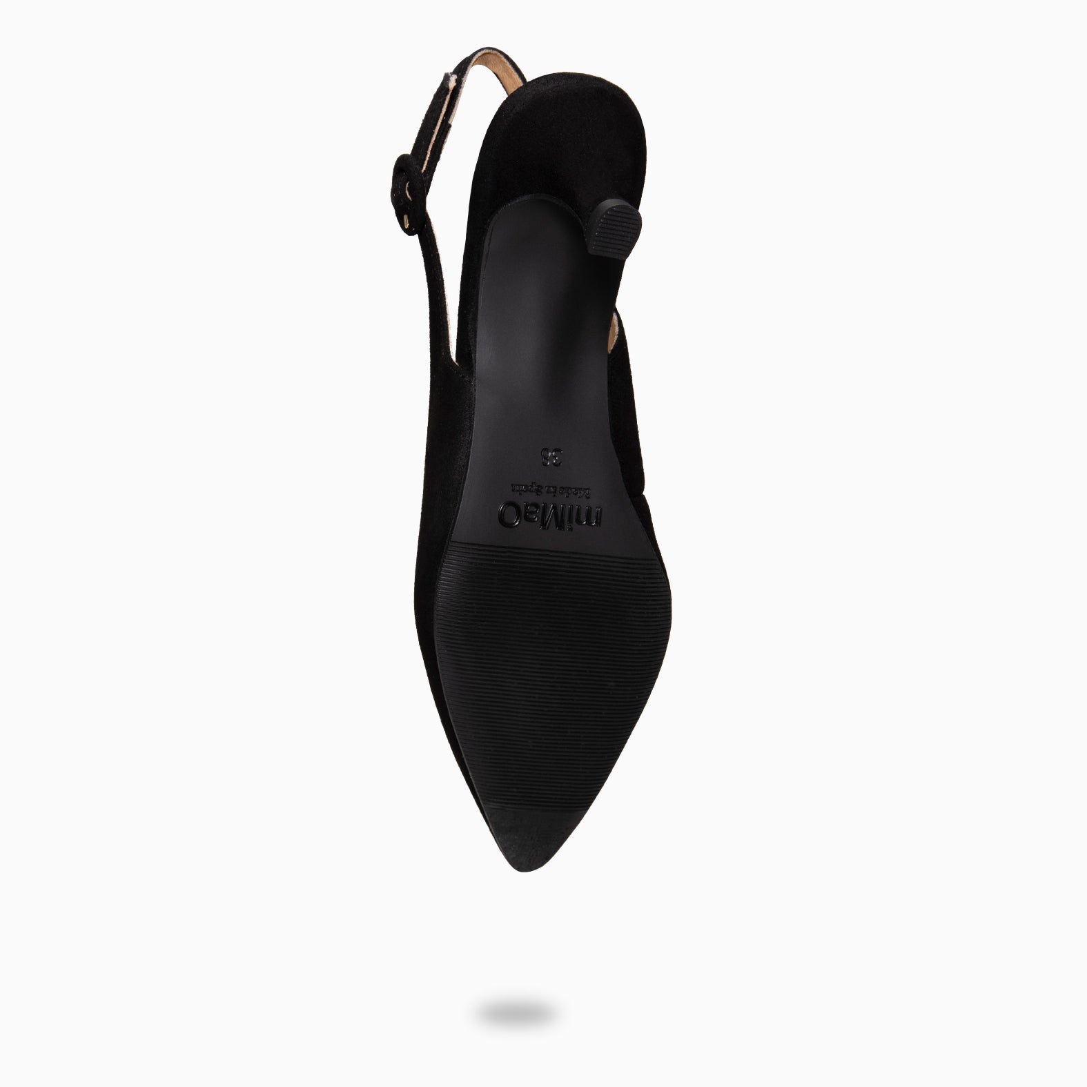 CARMEN – Zapatos de Tacón acampanado NEGRO