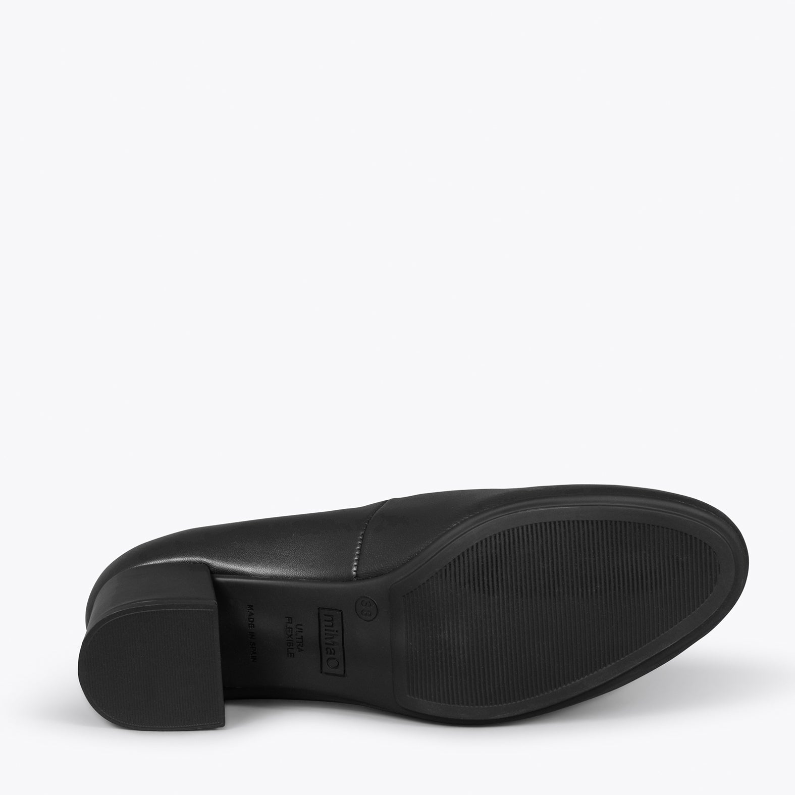 URBAN REDONDO SALON - Zapatos de tacón bajo de napa NEGRO