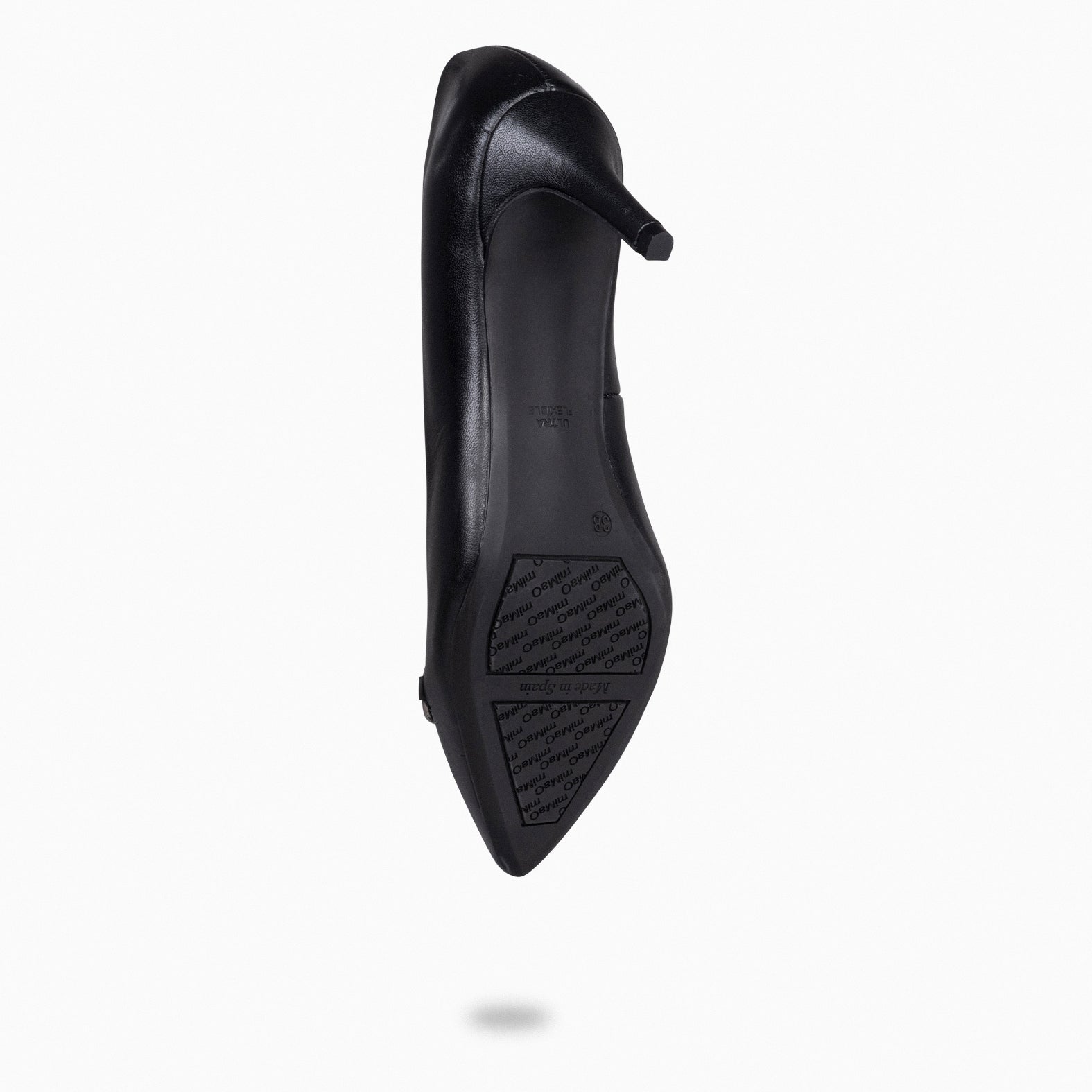 STILETTO ELEGANCE - Zapatos de tacón de aguja con adorno metalizado NEGRO