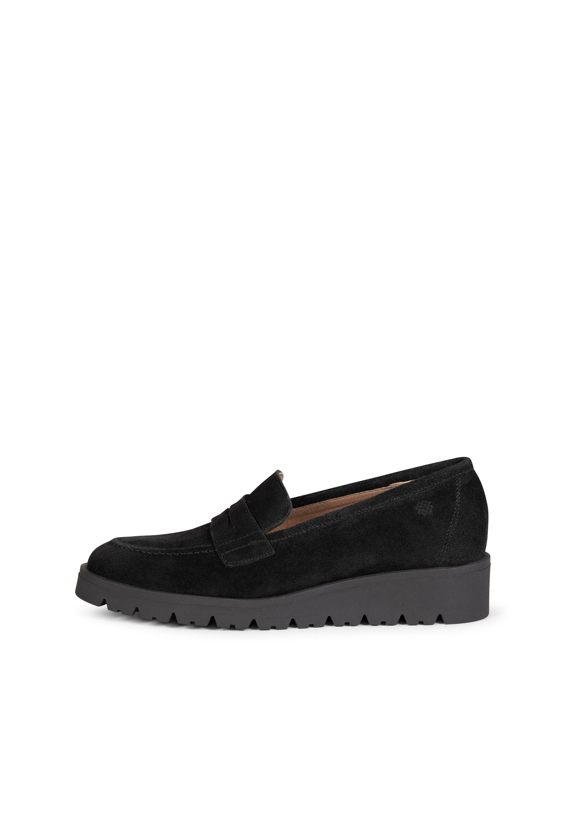 DAFNE - Mocasín con cuña NEGRO