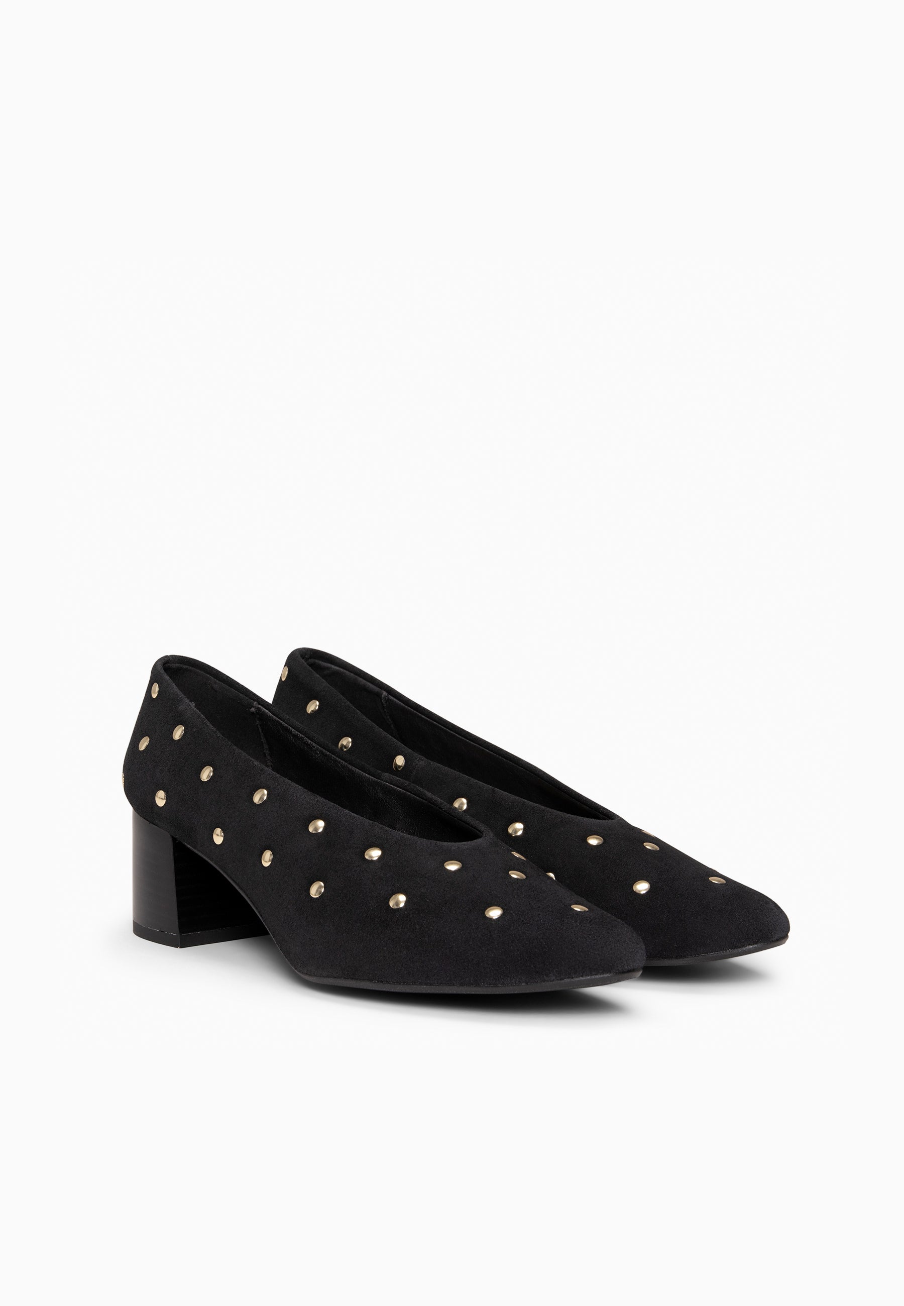 URBAN STYLE TACHAS - Zapatos de tacón ancho NEGRO