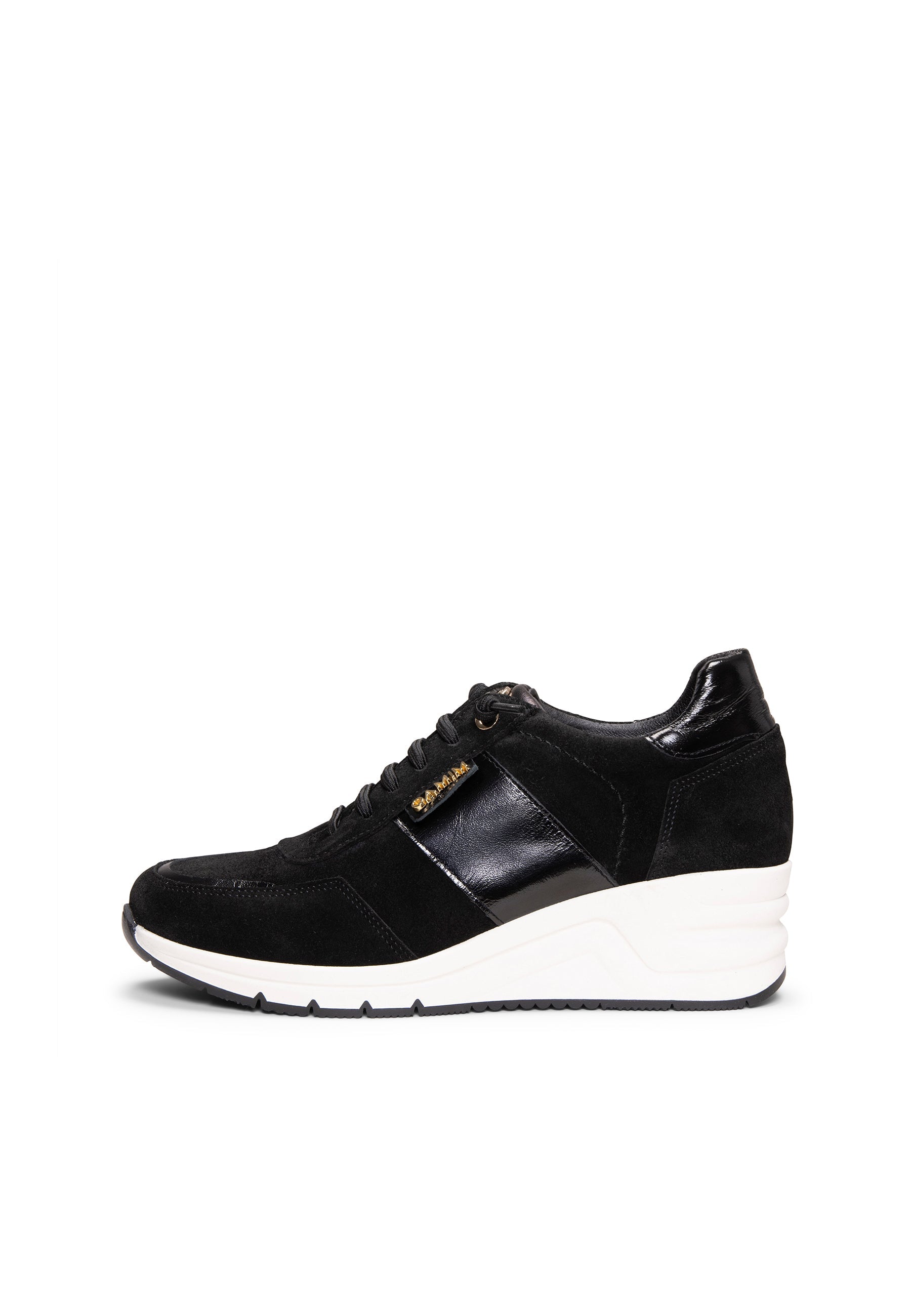 PAU - Zapatillas con cuña NEGRO