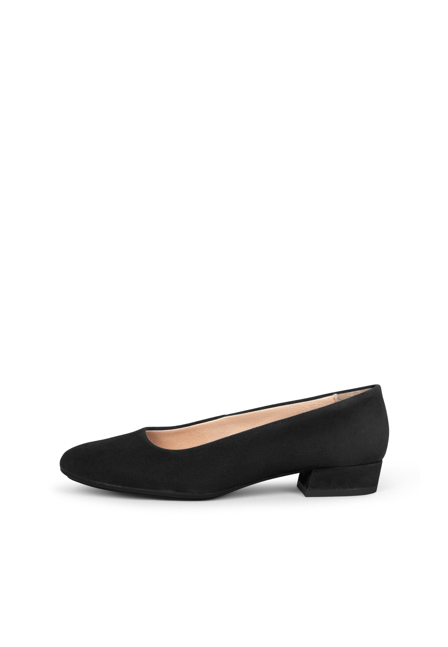 URBAN XS - Zapatos de tacón bajo de ante NEGRO