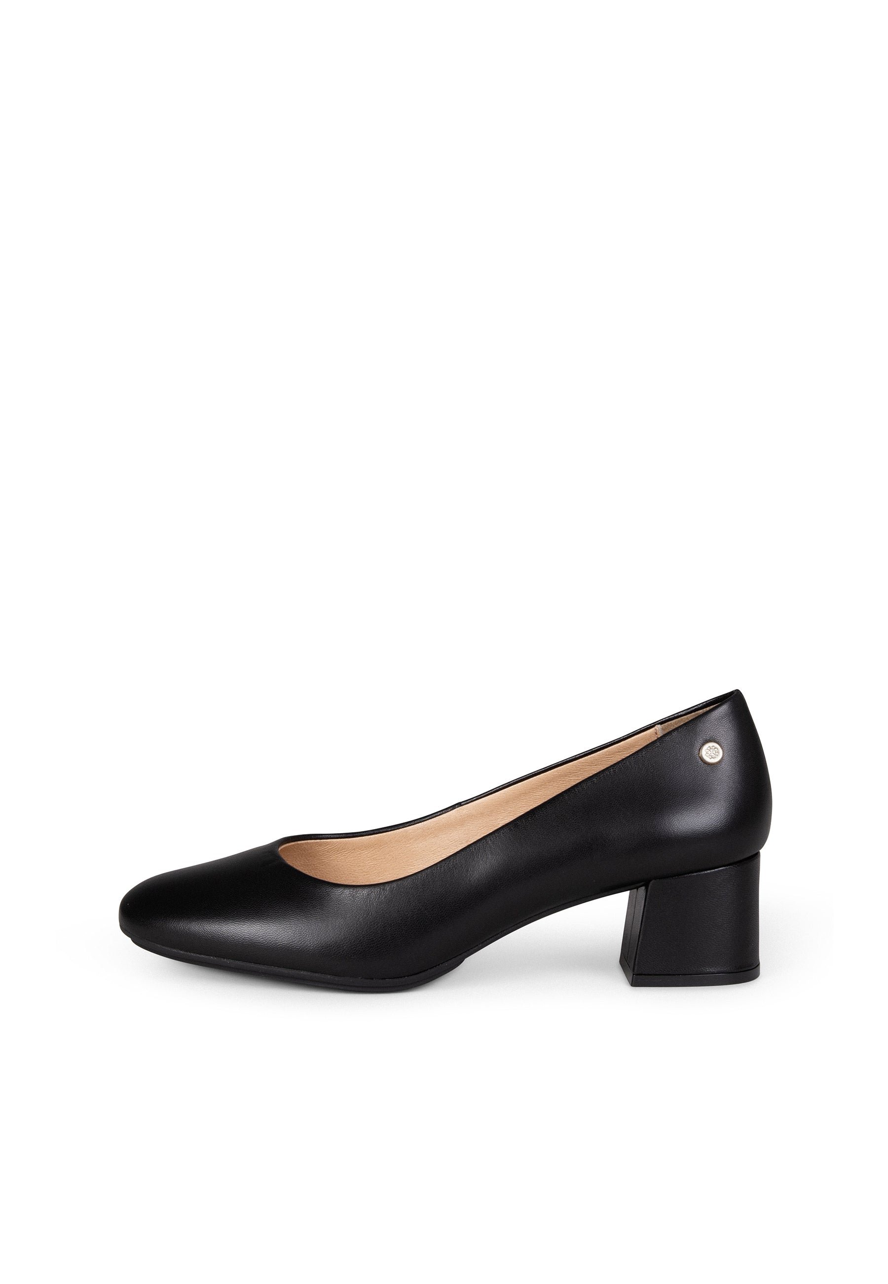 URBAN REDONDO SALÓN – Zapatos de tacón bajo de napa NEGRO