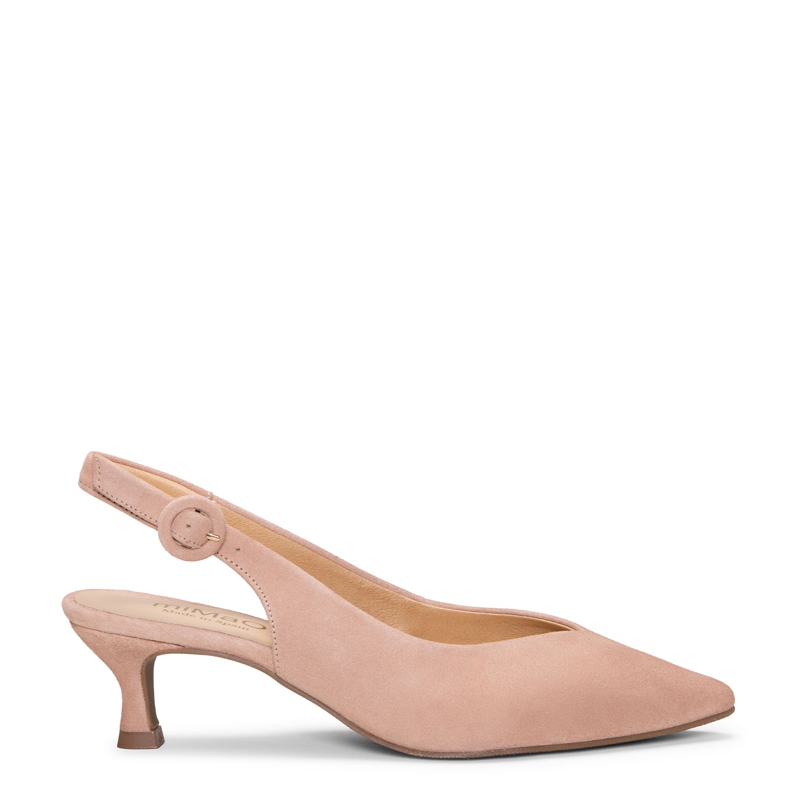 CARMEN – Zapatos de Tacón acampanado NUDE