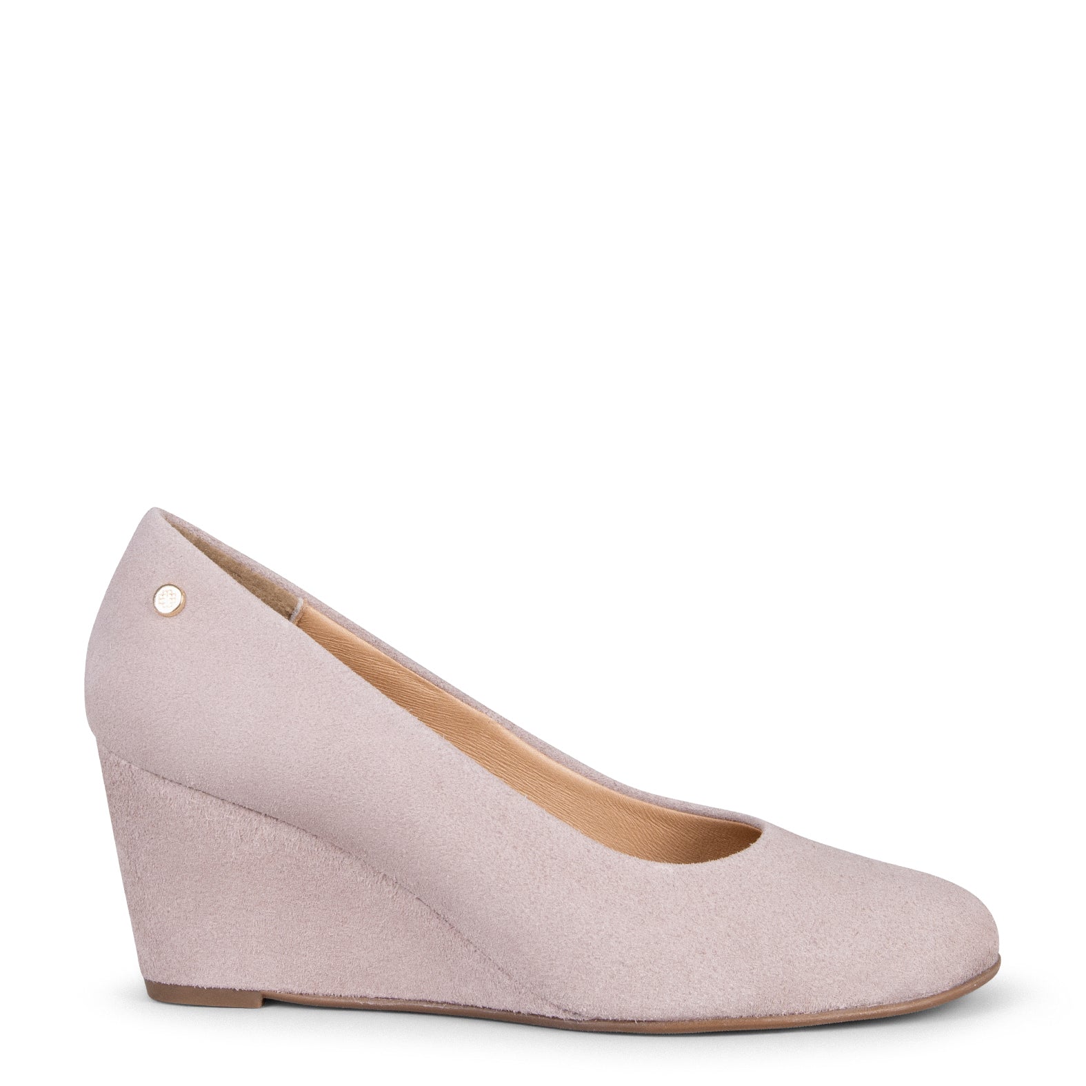 REDONDO CUÑA – Zapato de mujer con cuña NUDE