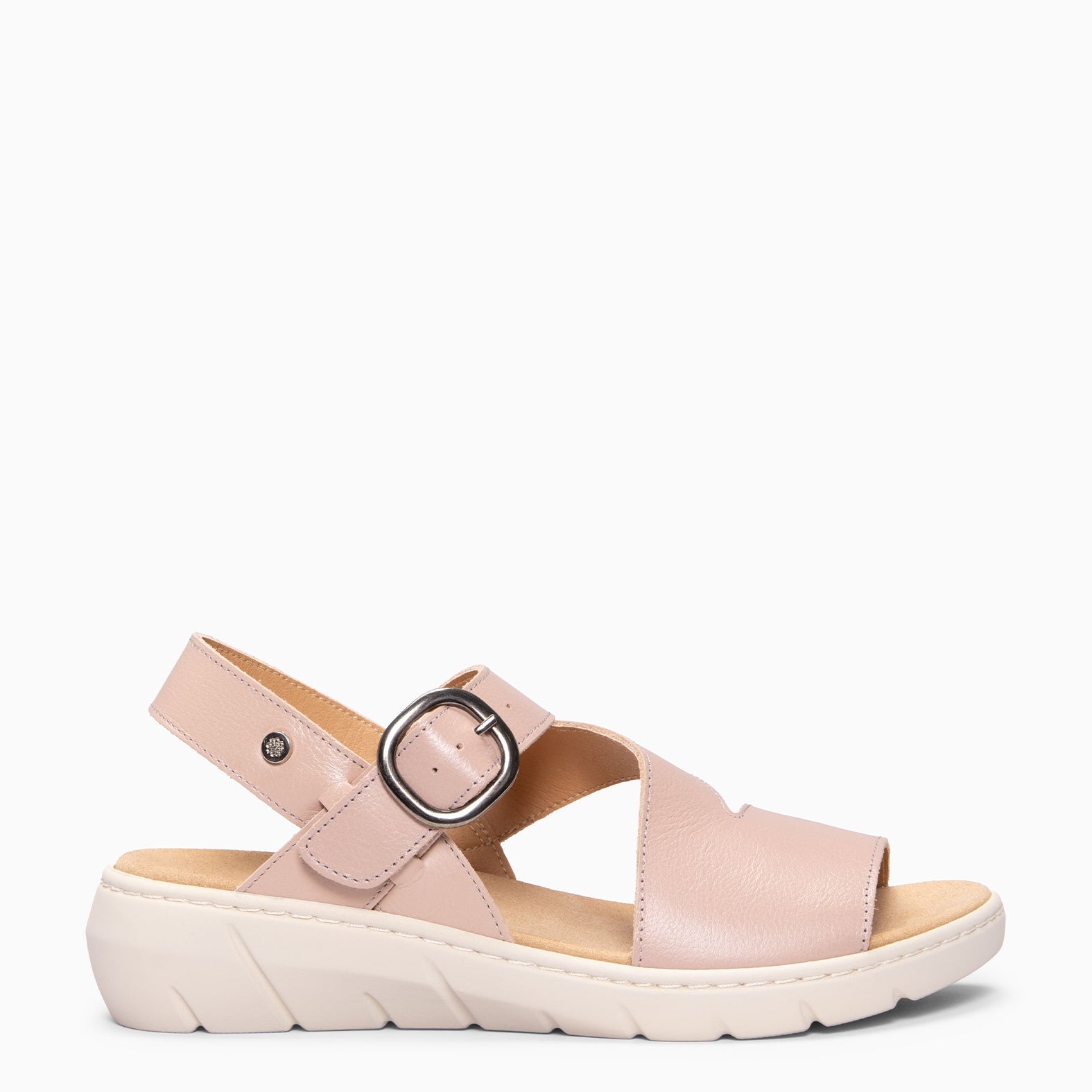 NATURA – Sandalias con plantilla Extraíble ROSA CLARO