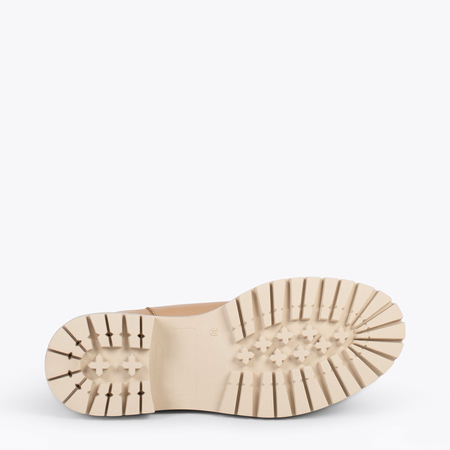 LEEDS – Botines de piel con plataforma NUDE