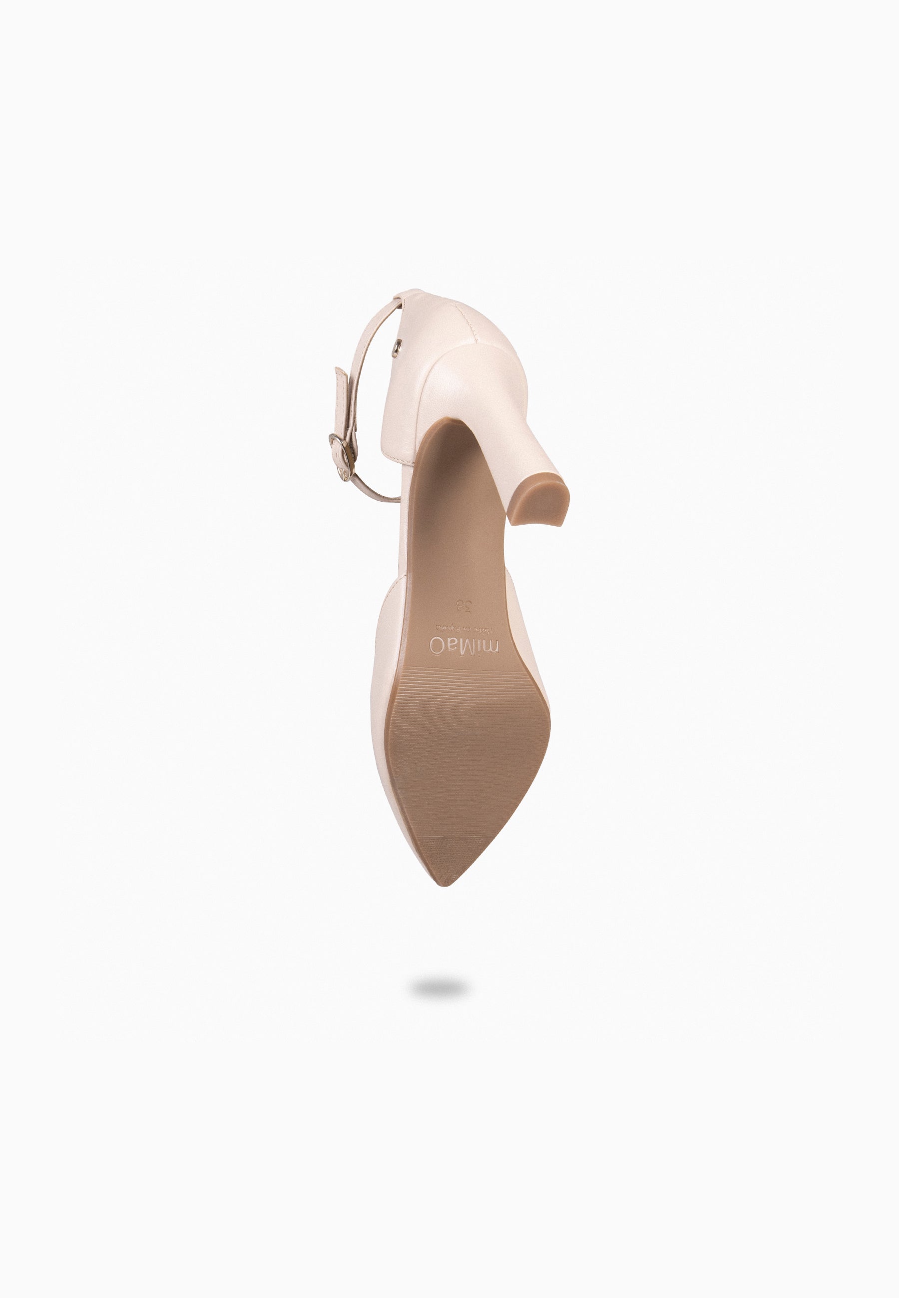 AINHOA - Zapato de tacón punta fina NUDE