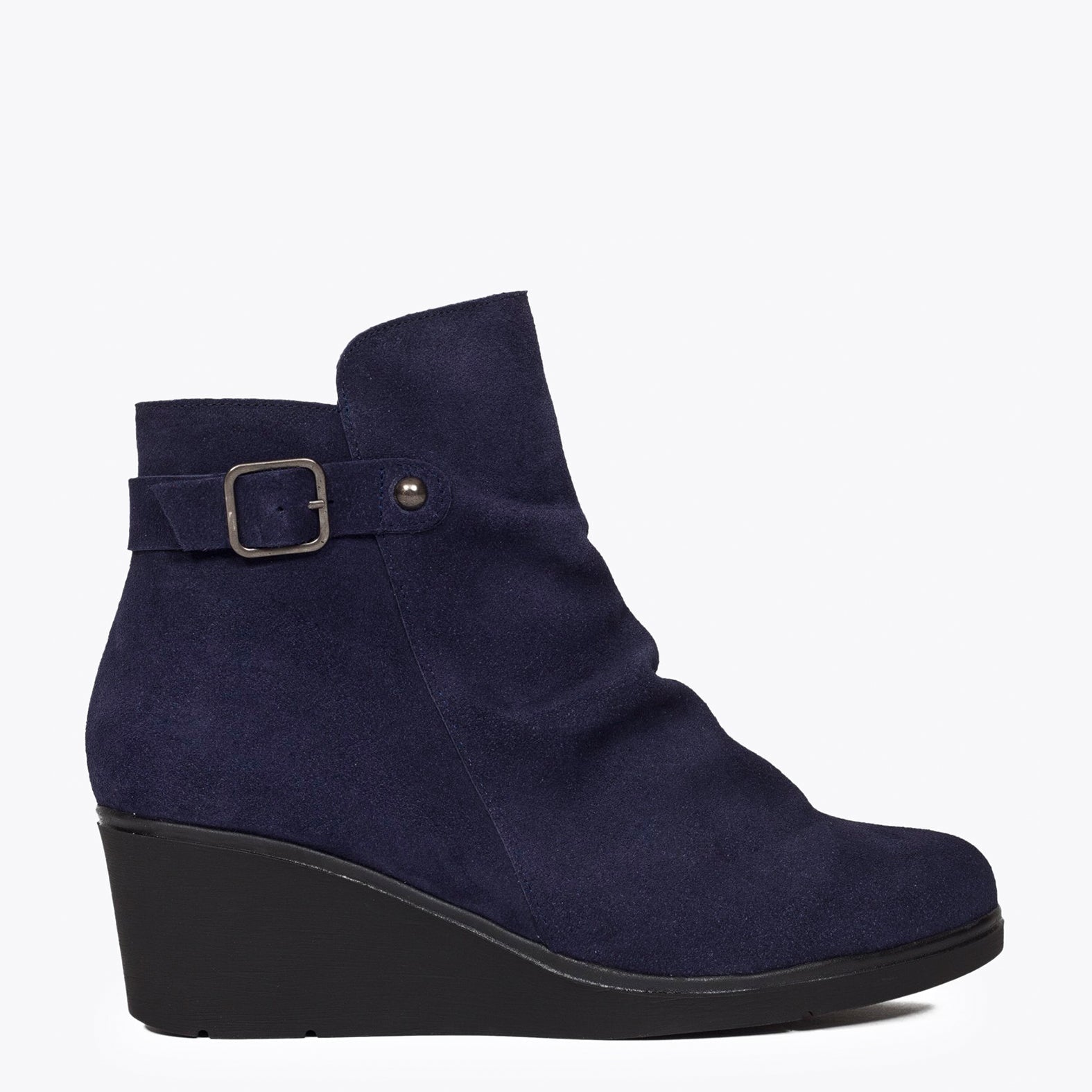 CASUAL - Botín mujer de cuña AZUL