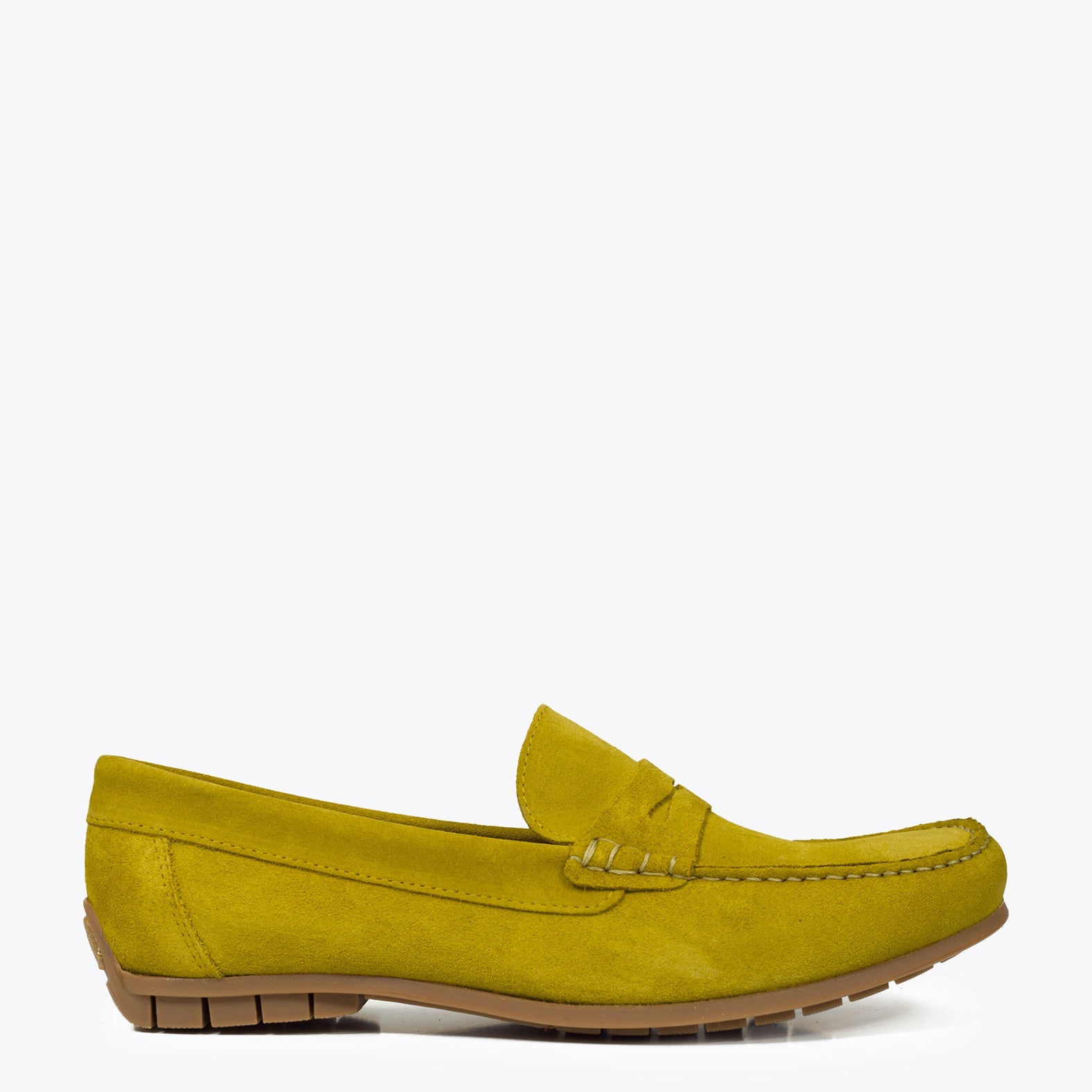 ANTIFAZ – Mocasín de hombre AMARILLO con antifaz