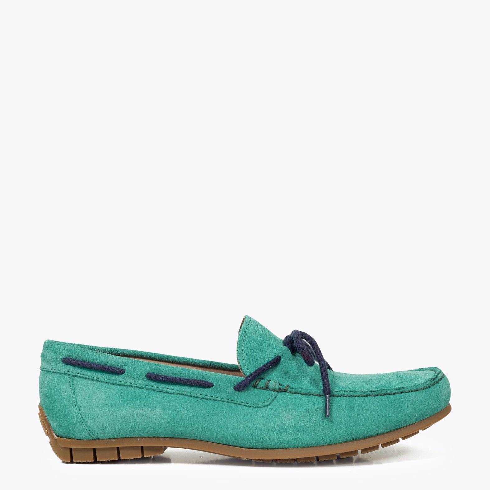 CORDÓN – Mocasín de hombre TURQUESA con cordón