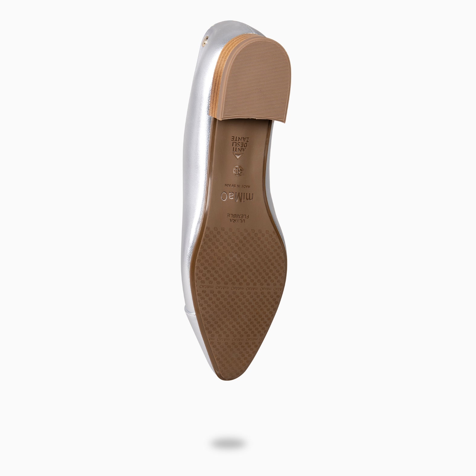 MARIE - Zapatos de tacón Bajo de punta fina PLATA