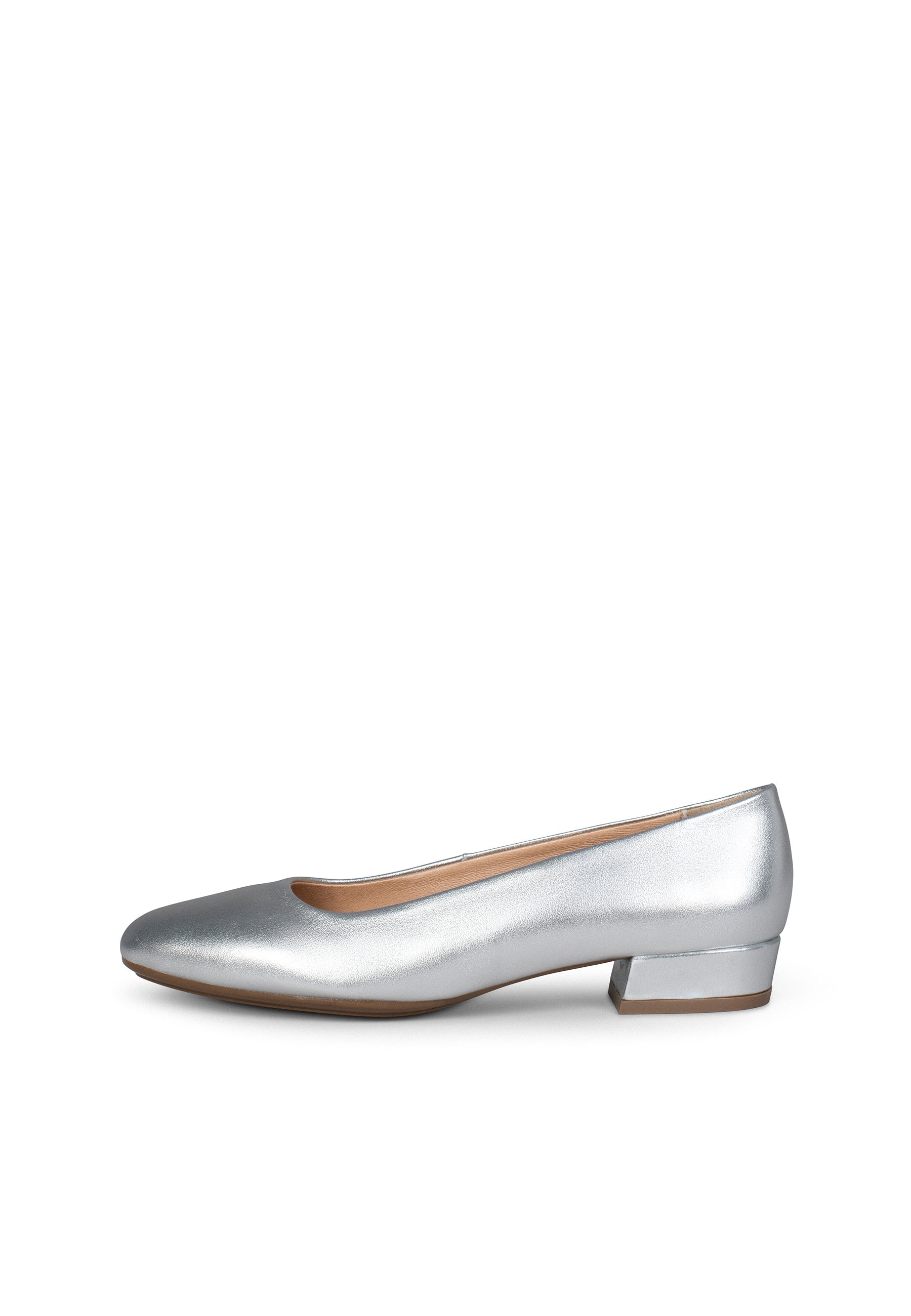 URBAN XS - Zapatos de tacón bajo de ante PLATA