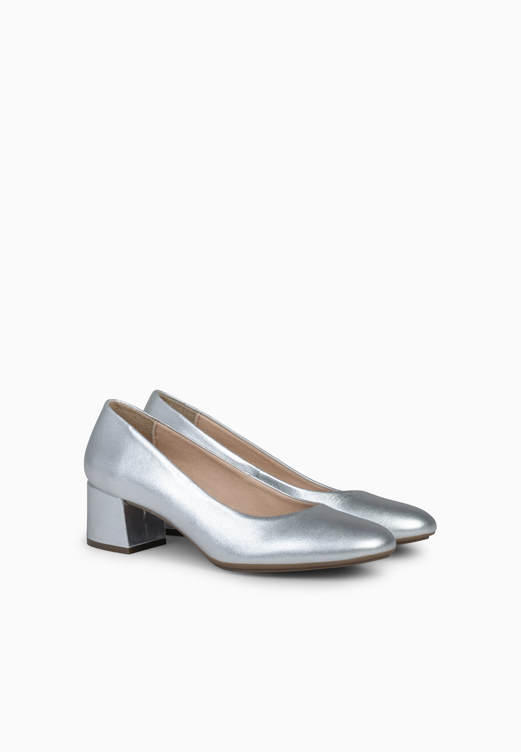 URBAN REDONDO SPLASH - Zapatos de tacón bajo PLATA