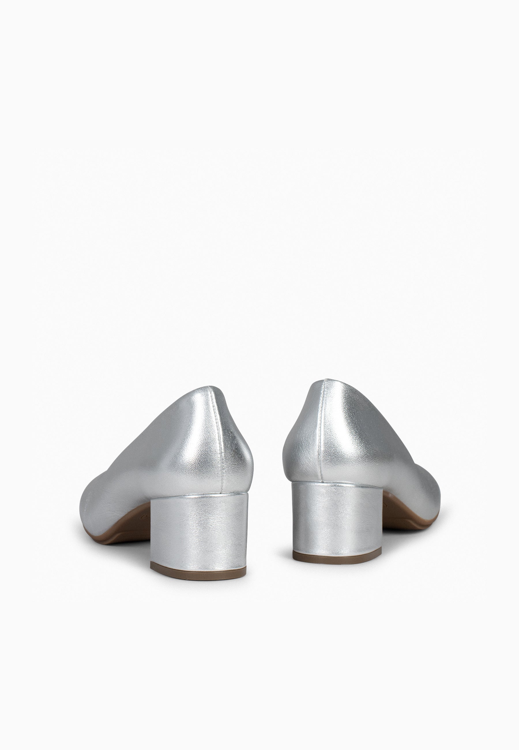 URBAN REDONDO SPLASH - Zapatos de tacón bajo PLATA