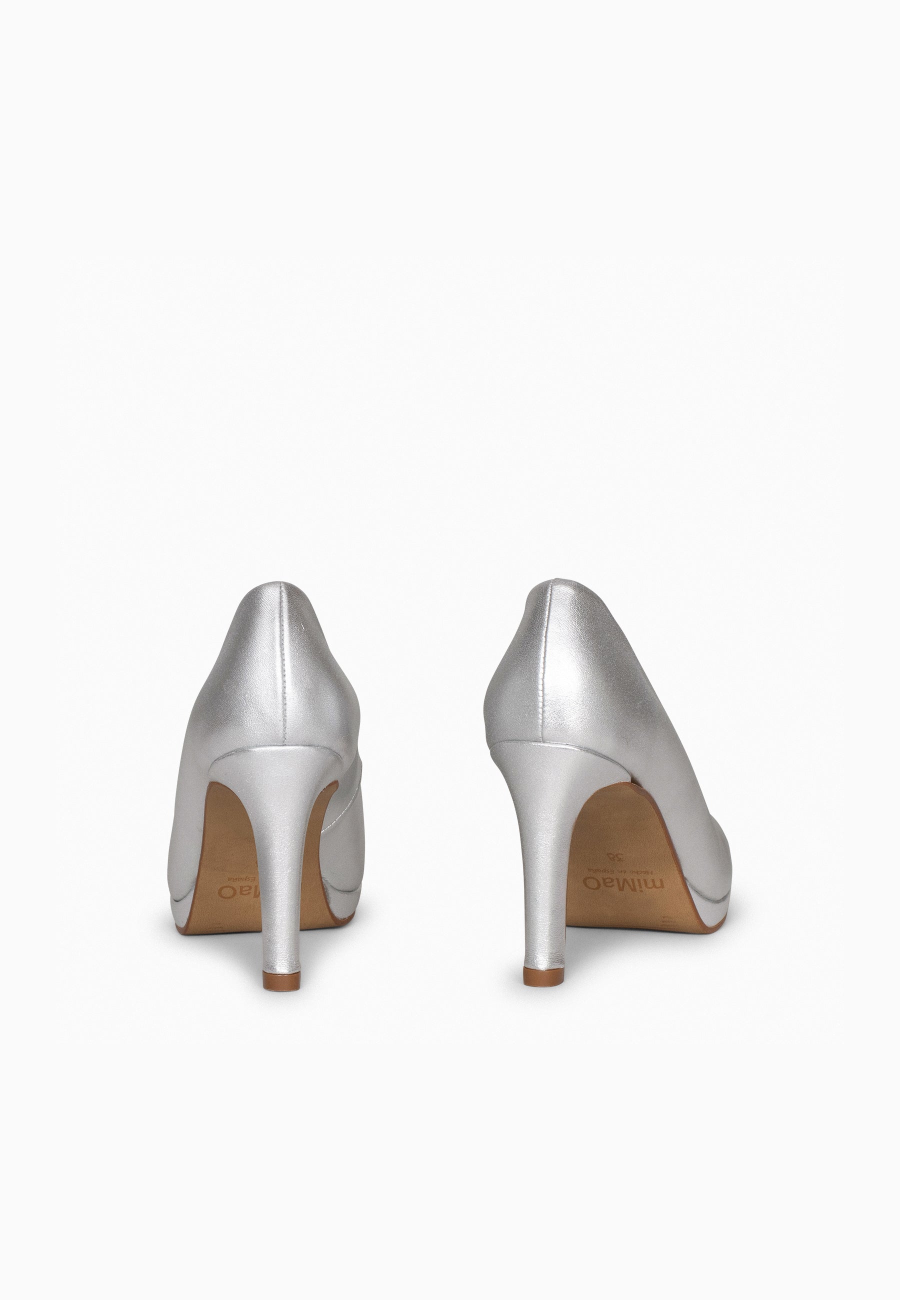PLATAFORMA - Zapatos de tacón alto y plataforma PLATA