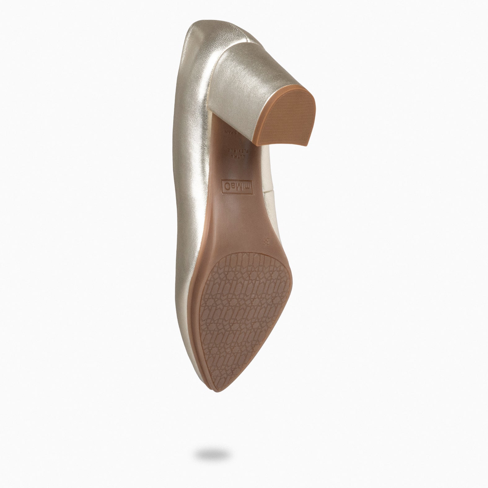 URBAN S SPLASH - Zapatos de tacón metalizados PLATINO