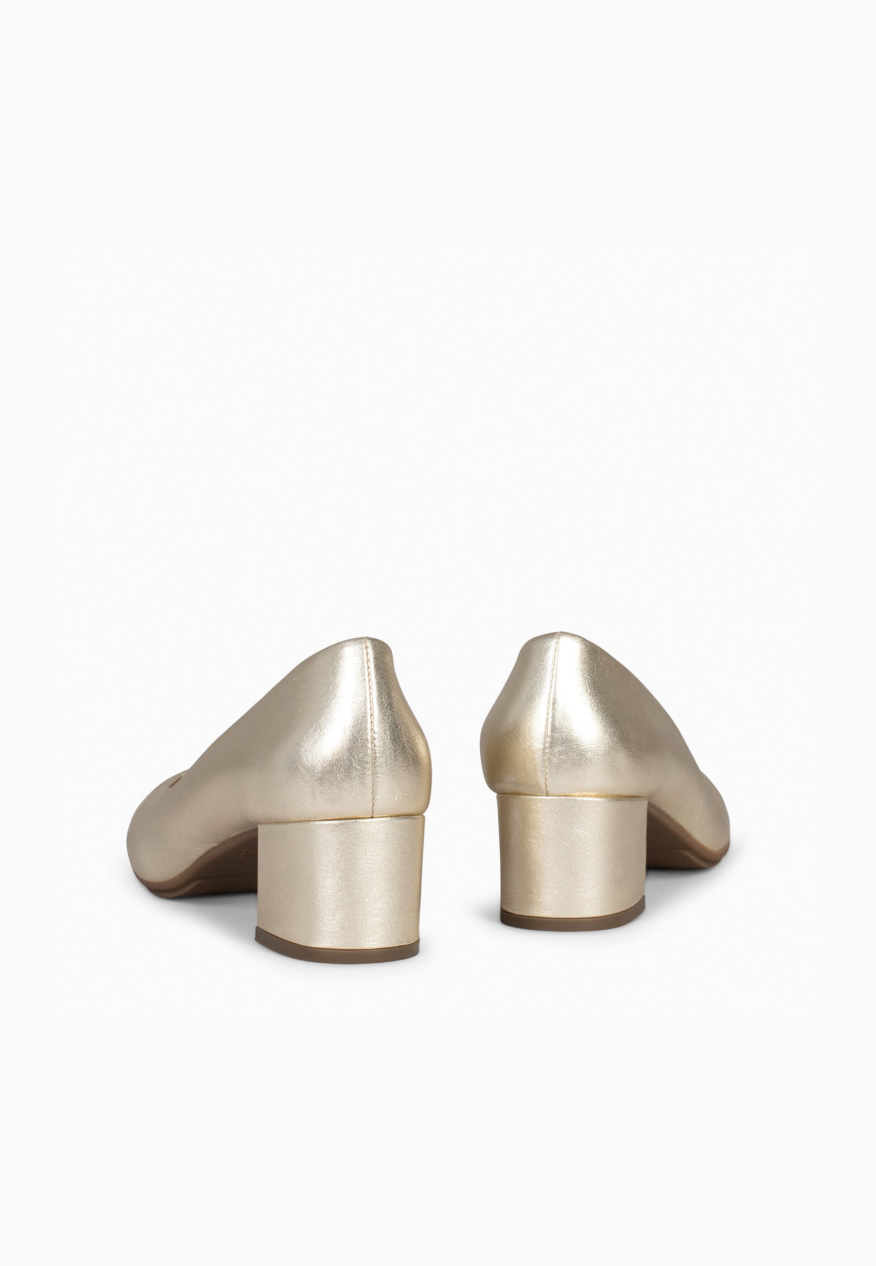 URBAN REDONDO SPLASH - Zapatos de tacón bajo PLATINO