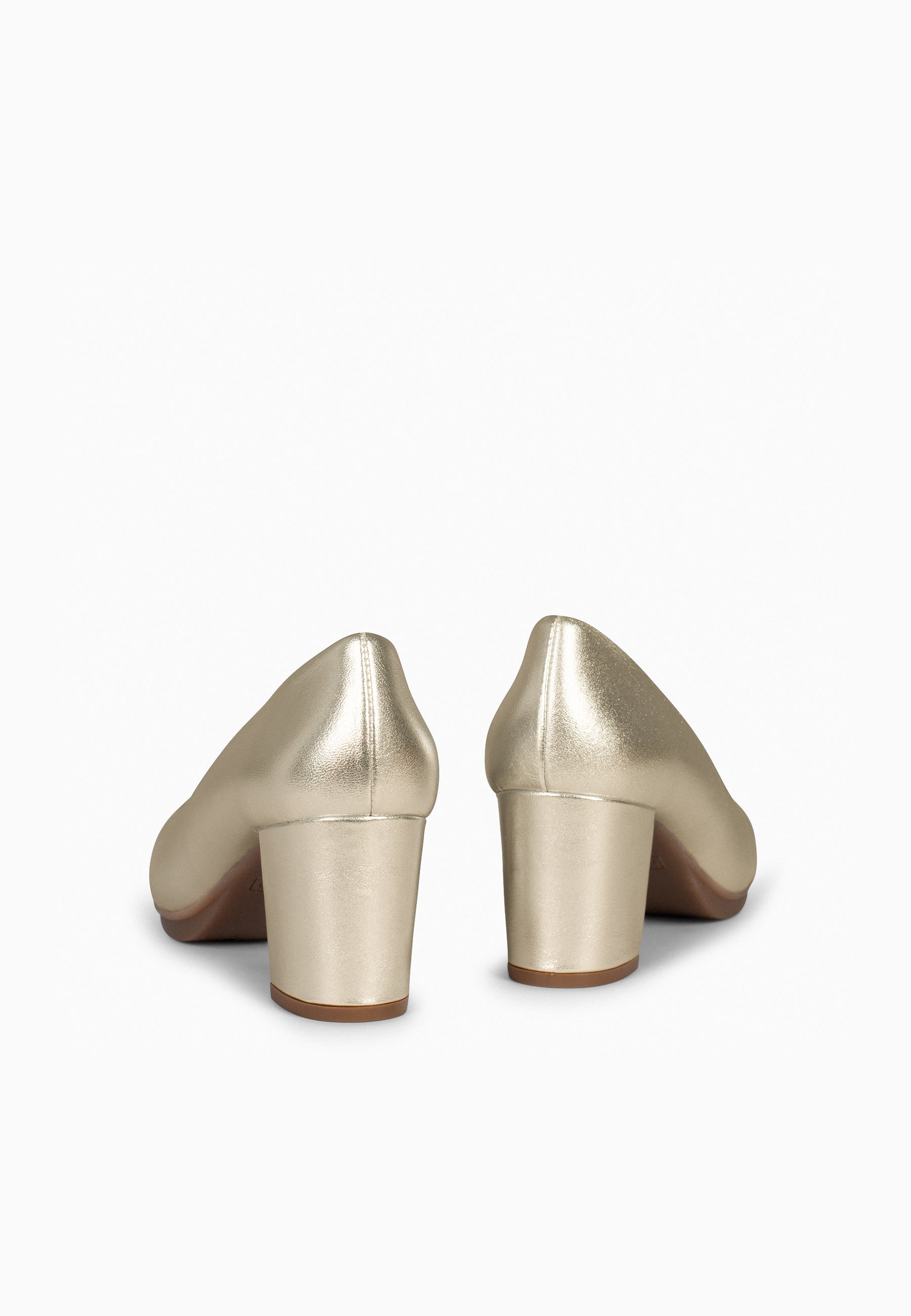 URBAN S SPLASH - Zapatos de tacón metalizados PLATINO