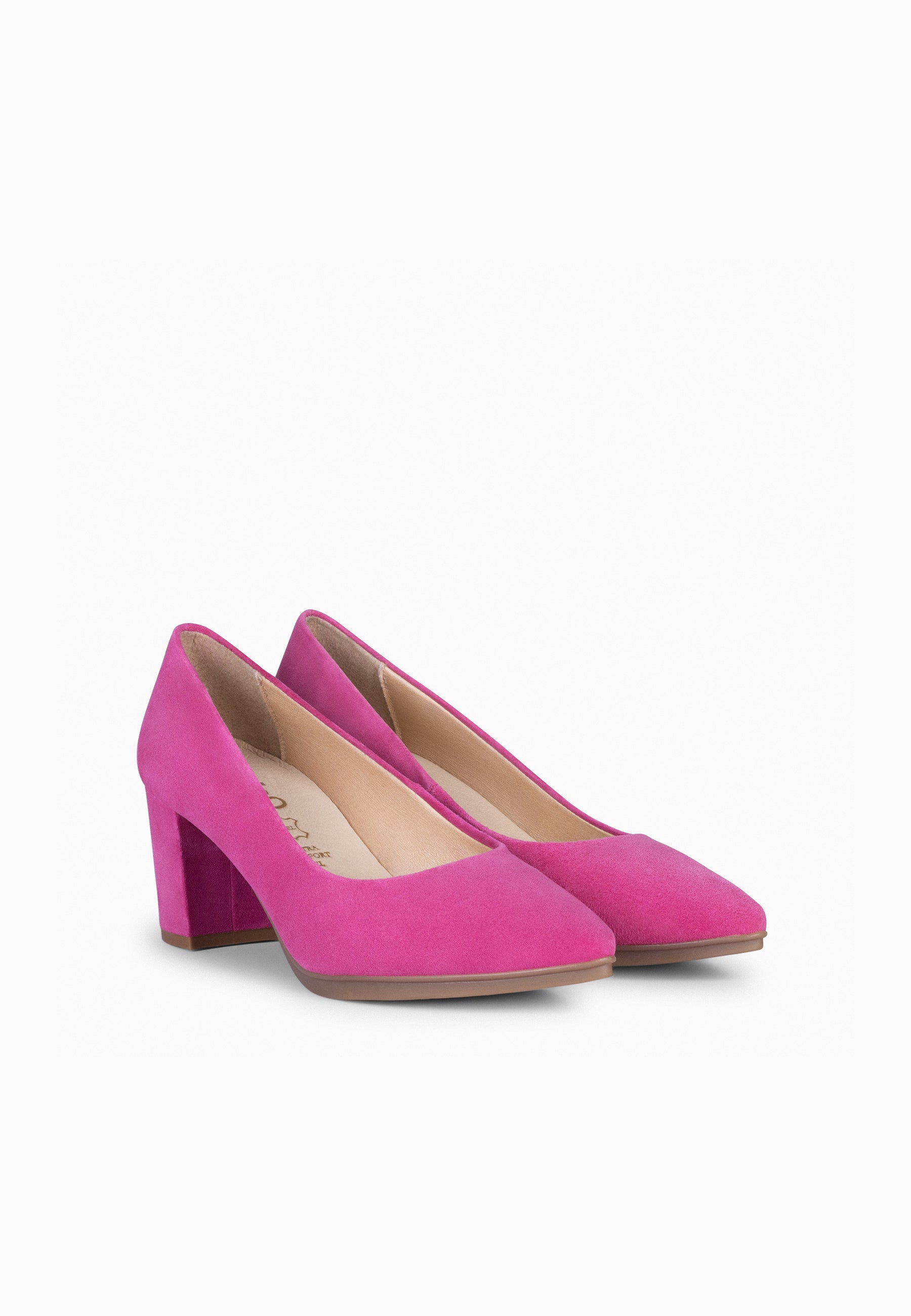 URBAN S - Zapato de tacón medio ante FUCSIA