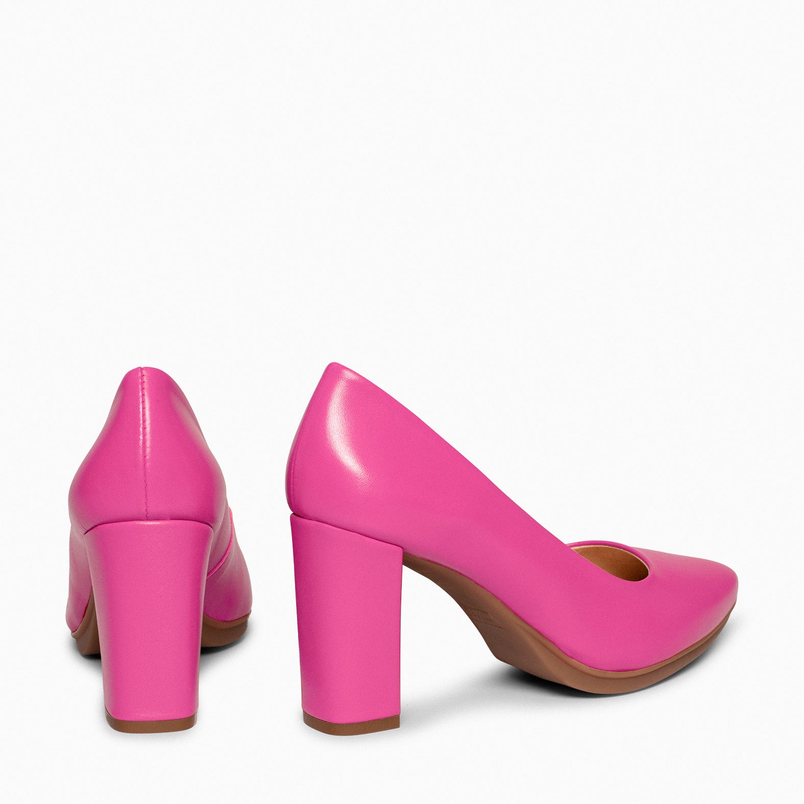 URBAN SALON - Zapatos de tacón alto en napa FUCSIA