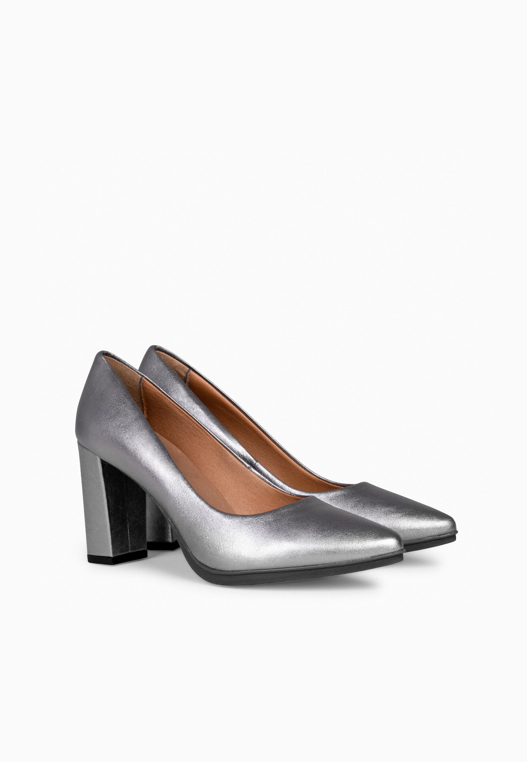 URBAN SPLASH - Zapatos de tacón con piel metalizado en PLATA