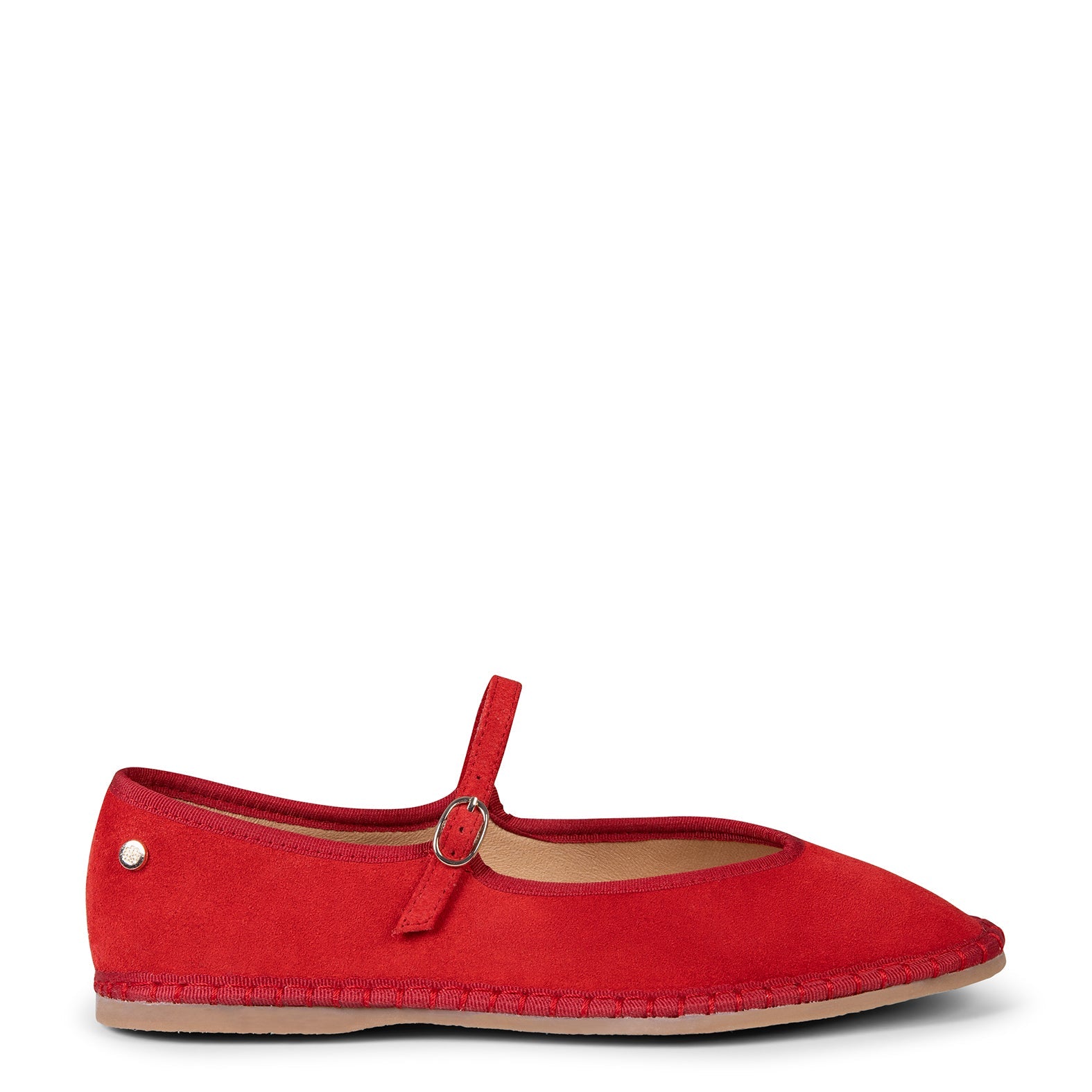 MARGARET - MERCEDITA PLANA CON TIRA ROJO