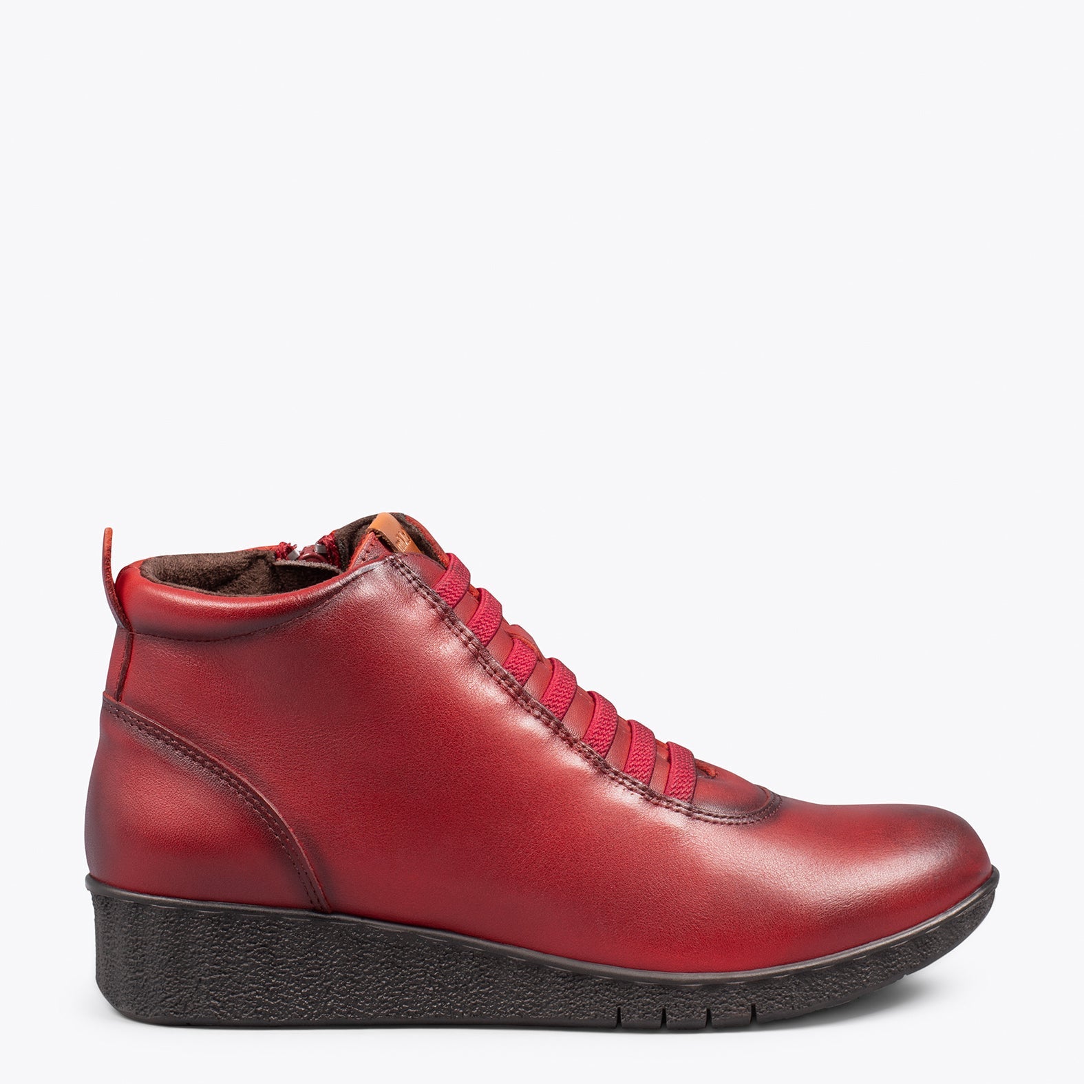 FLEXY - Zapatillas abotinadas ROJO