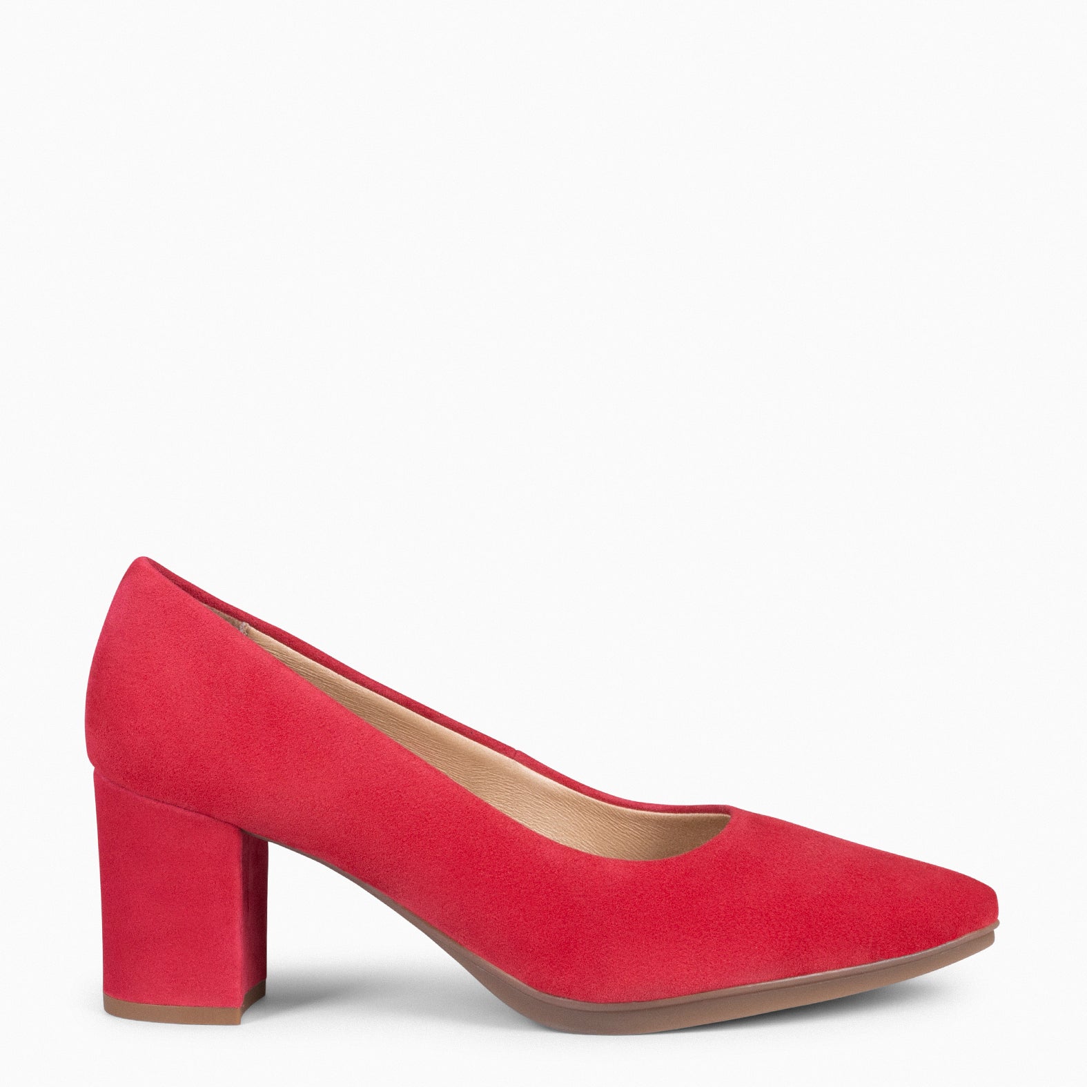 URBAN S - Zapato de tacón medio ante ROJO