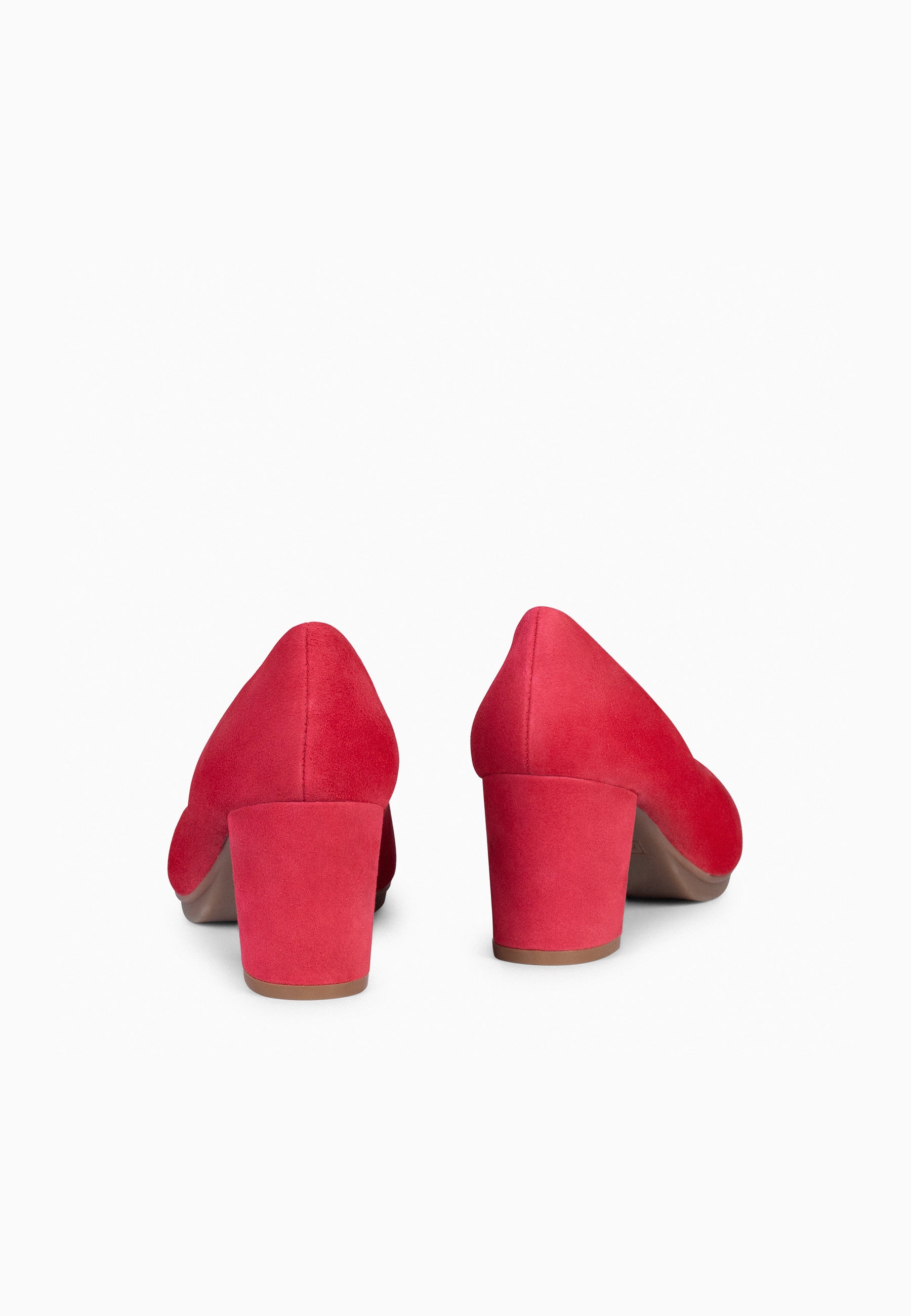 URBAN S - Zapato de tacón medio ante ROJO