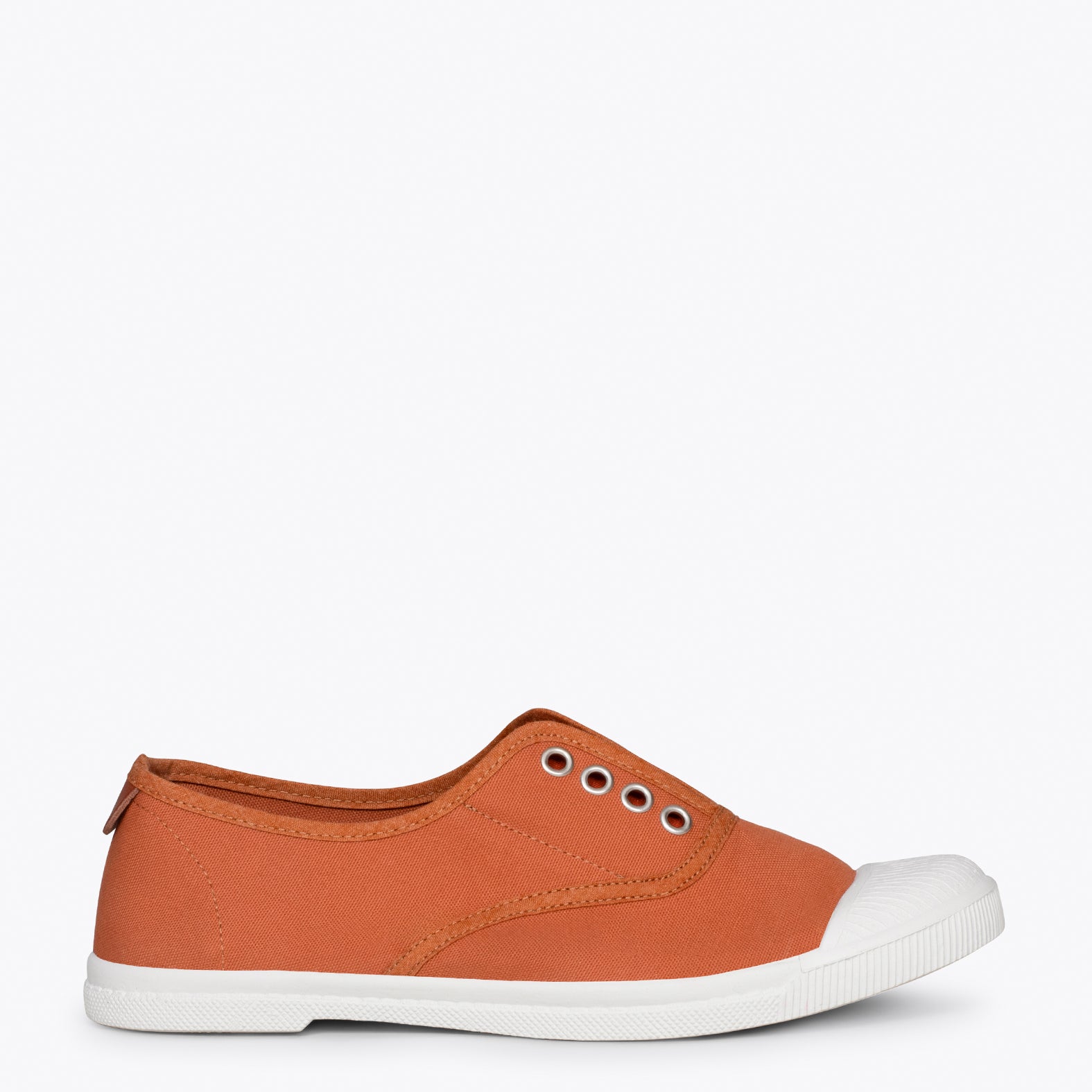 WAY - Zapatillas sin cordones de lona TEJA