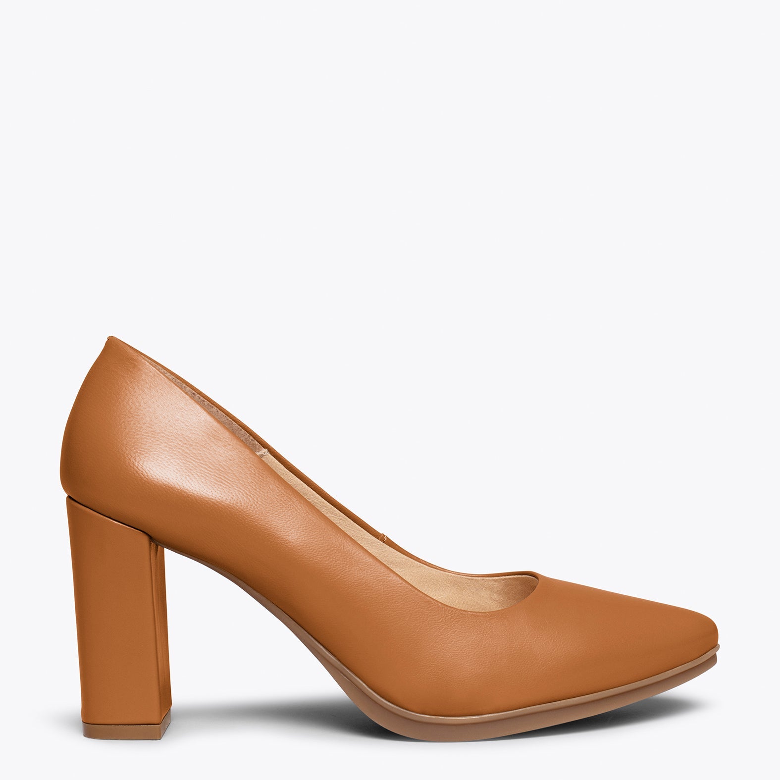 URBAN SALON - Zapatos de tacón alto en napa MARRÓN