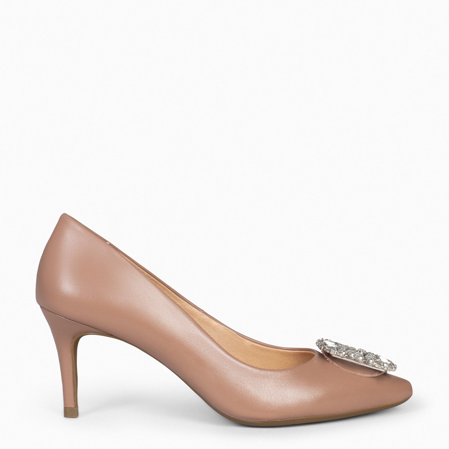ELLA - Zapatos de tacón de aguja con adorno TAUPE