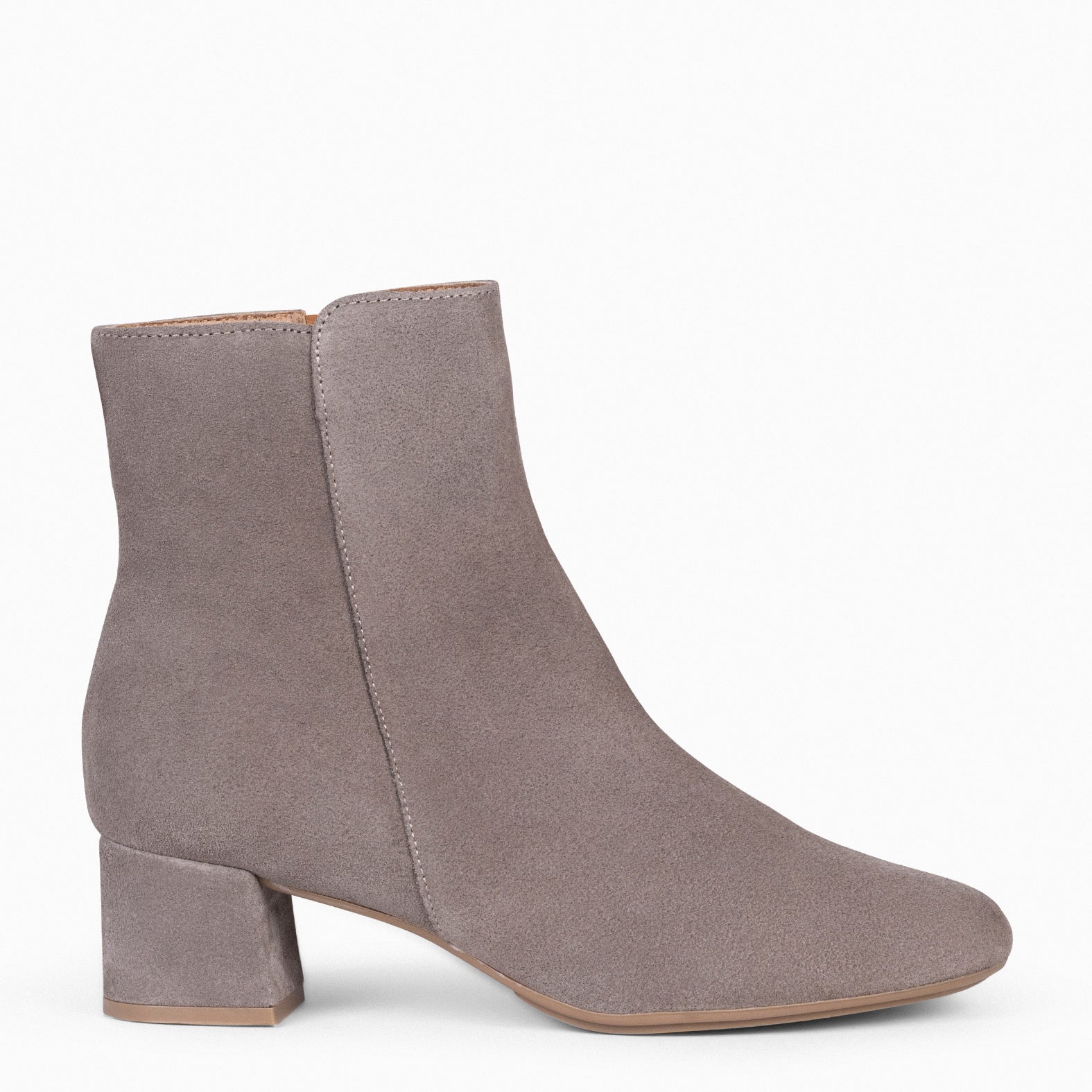 MAIA - Botín Serraje Mujer TAUPE
