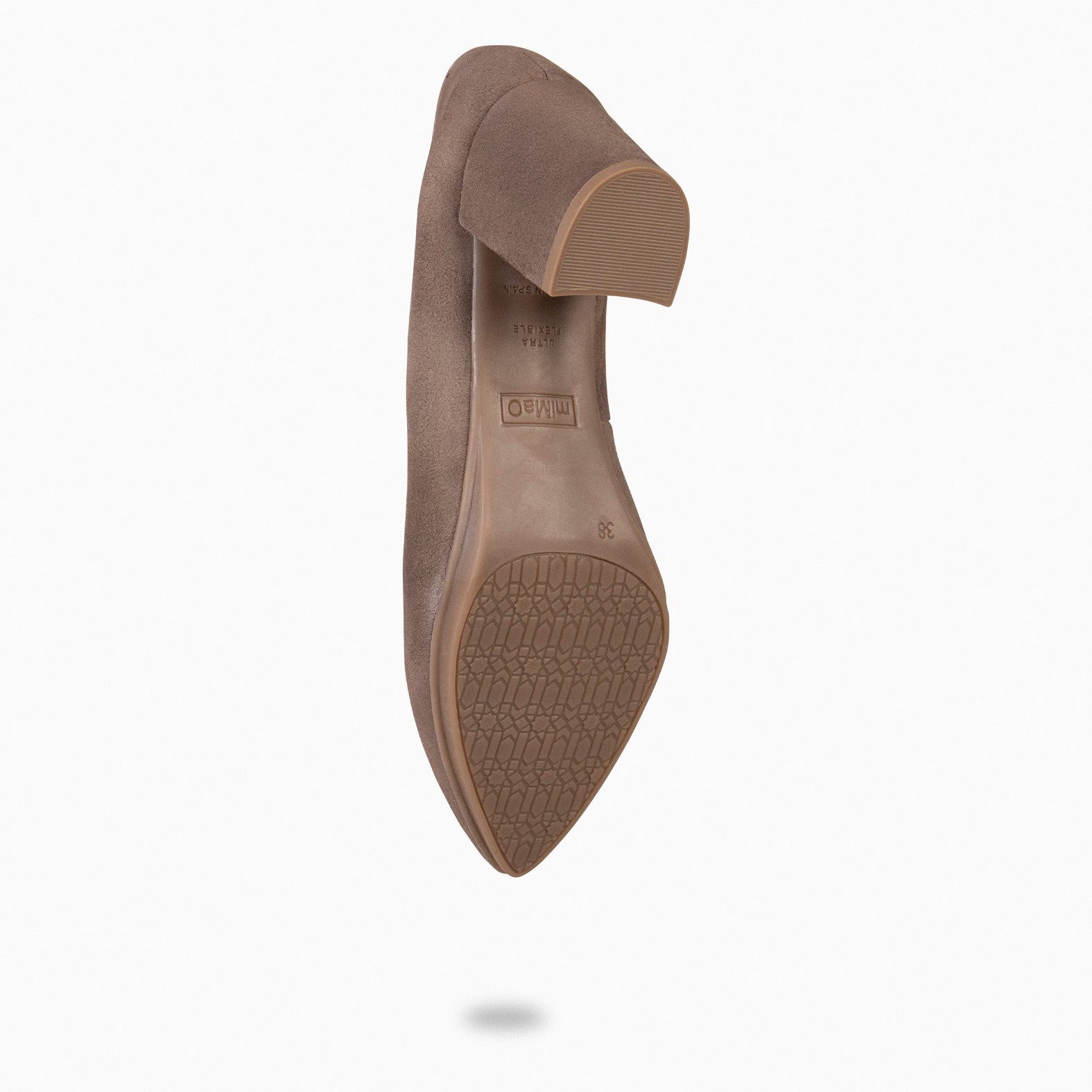 URBAN S - Zapatos de tacón medio de ante TAUPE