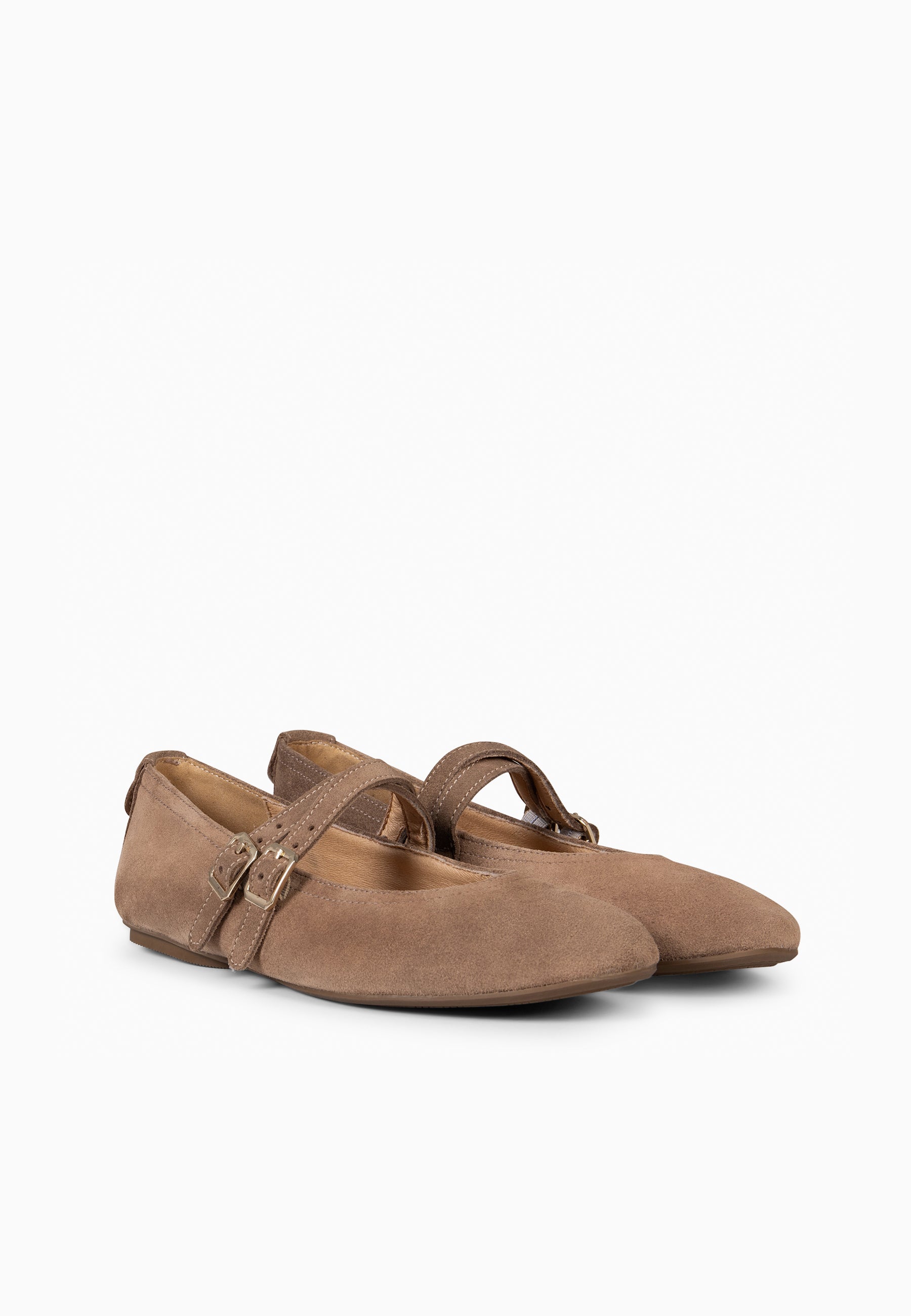 AMAPOLA - BAILARINA PLANA BARESOFT TAUPE