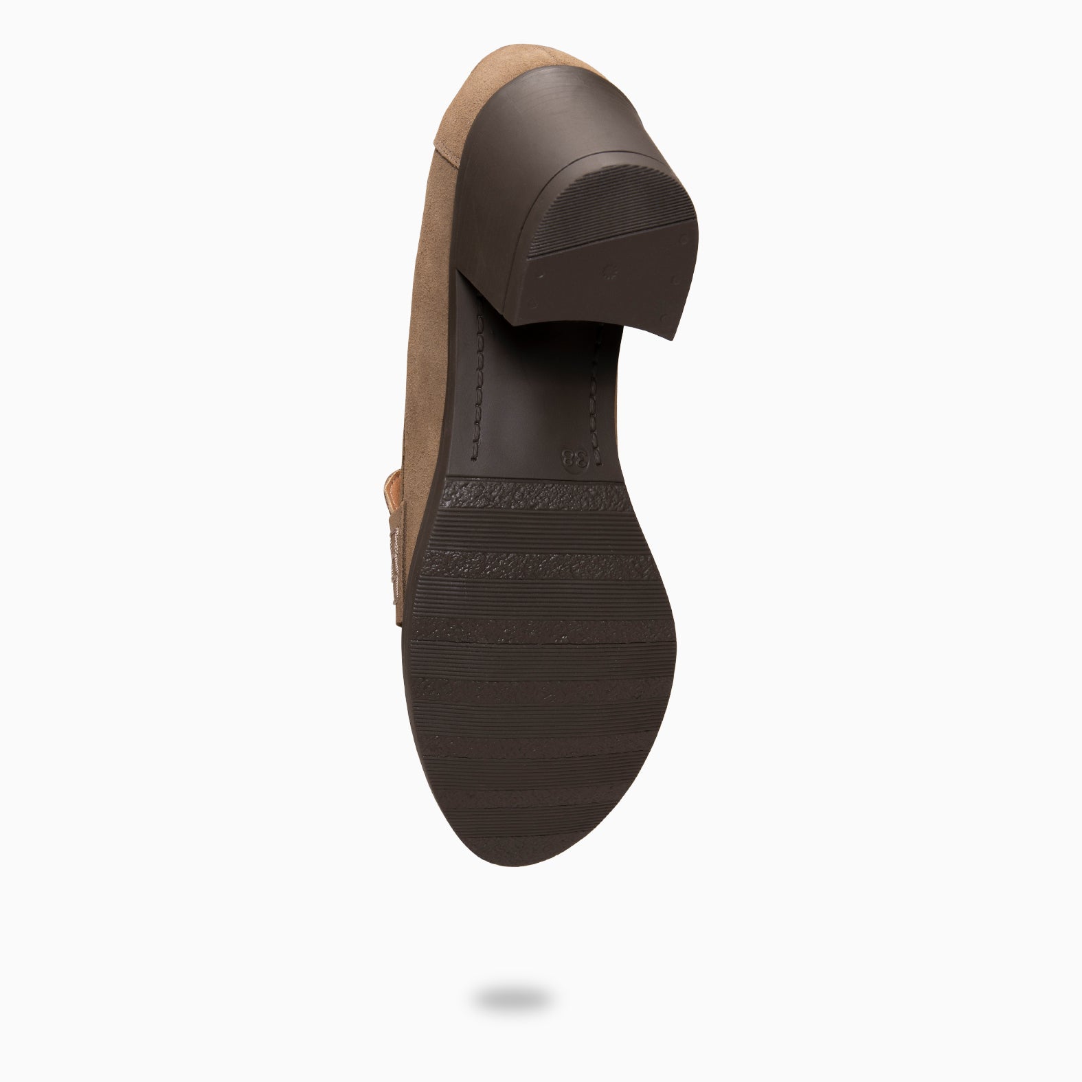 LATTÉ – Mocasín con tacón TAUPE