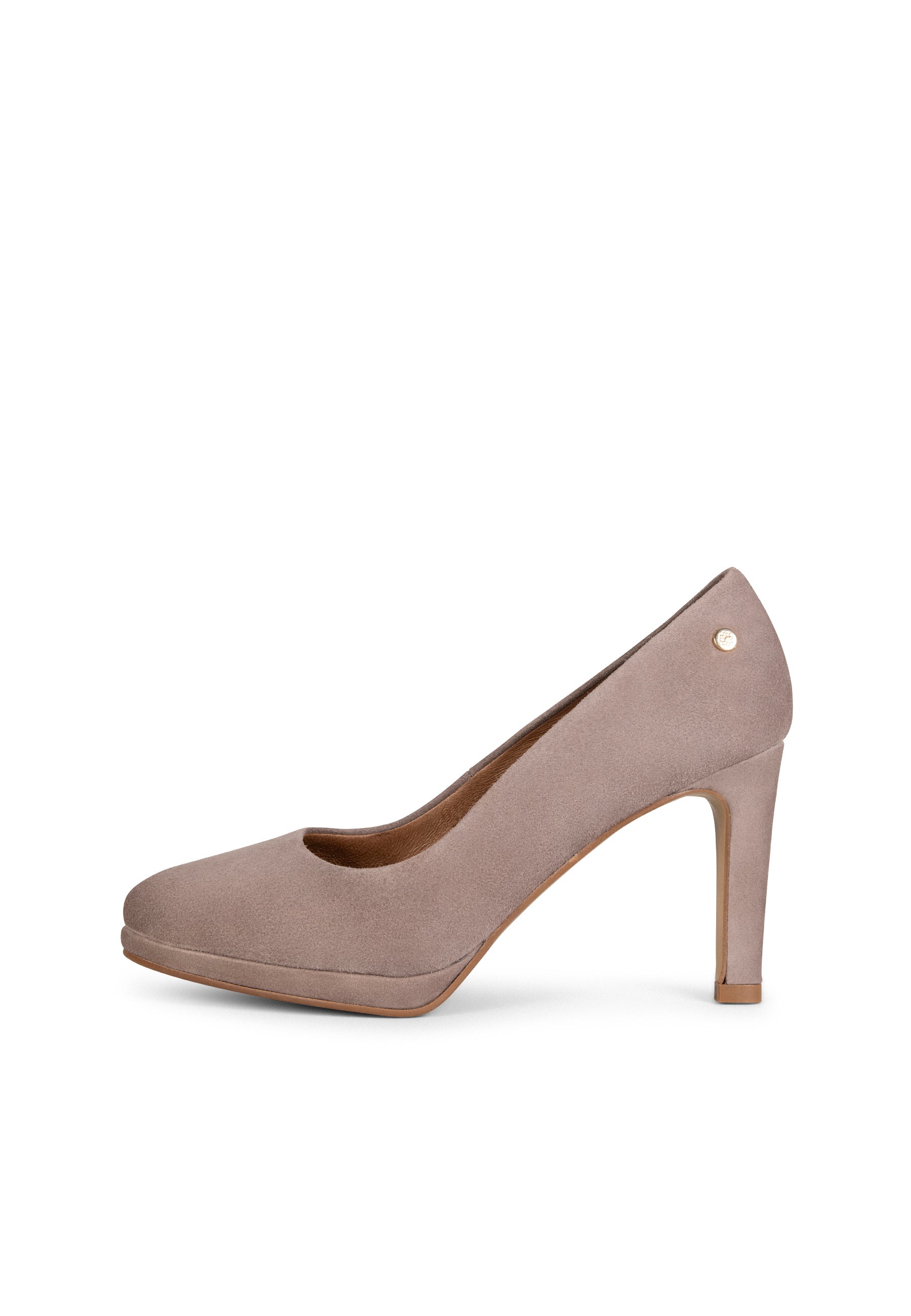 PLATAFORMA - Zapatos de tacón alto y plataforma en TAUPE