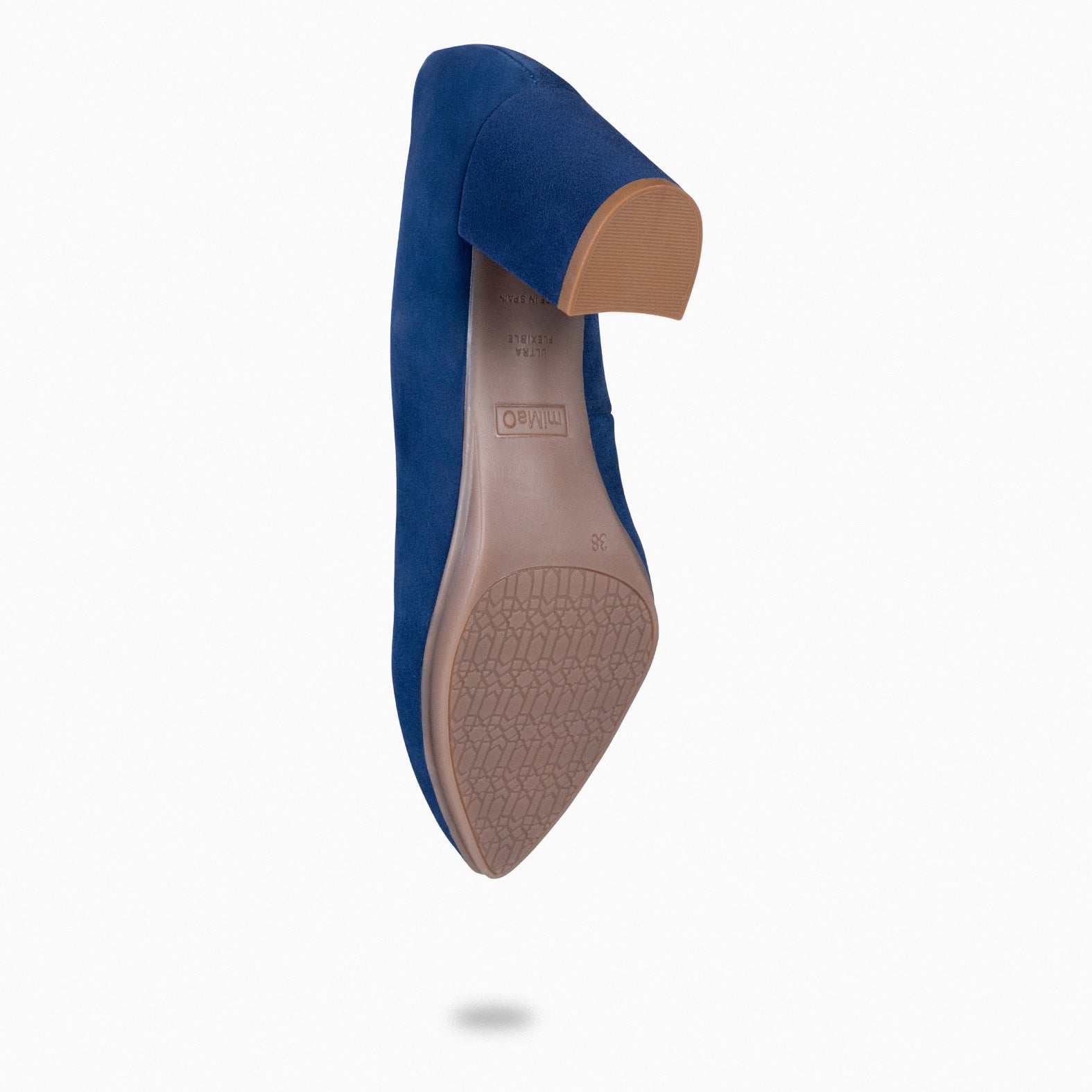 URBAN S - Zapato de tacón medio ante MARINO