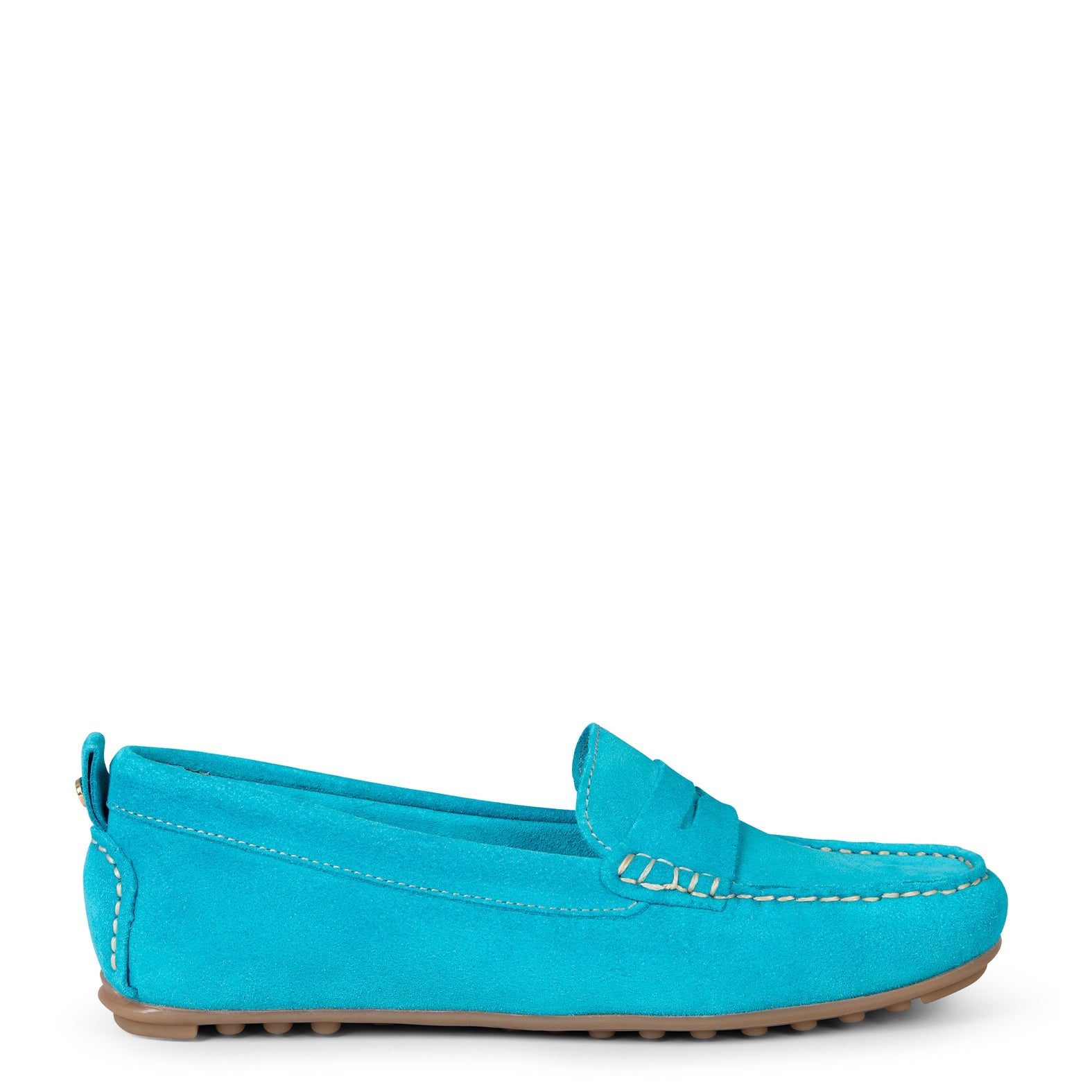 MONTEZ – Mocasín plano TURQUESA