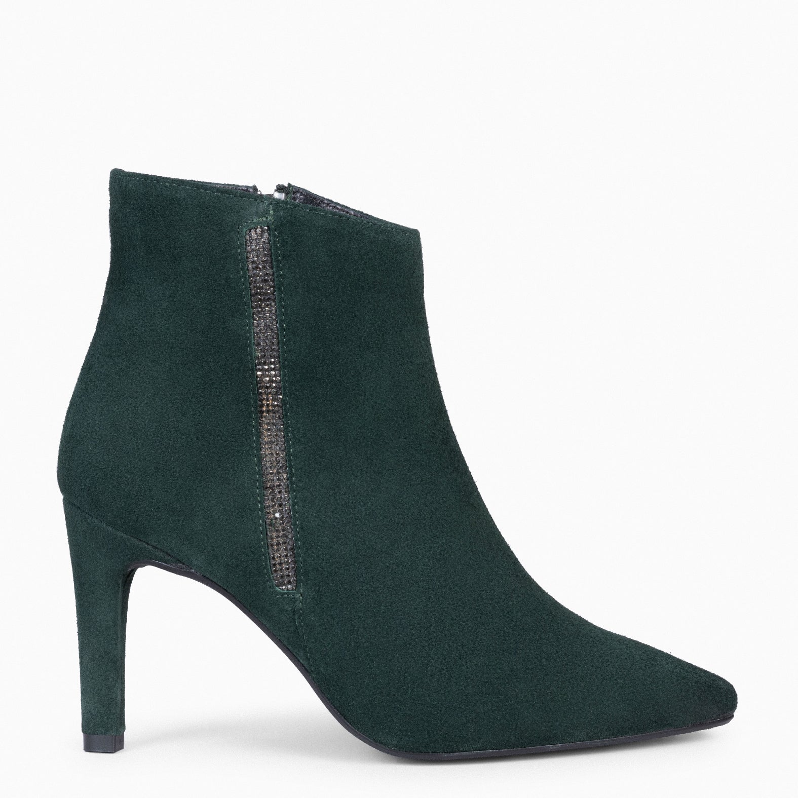 BOTÍN GLAM - Botines de tacón fino VERDE