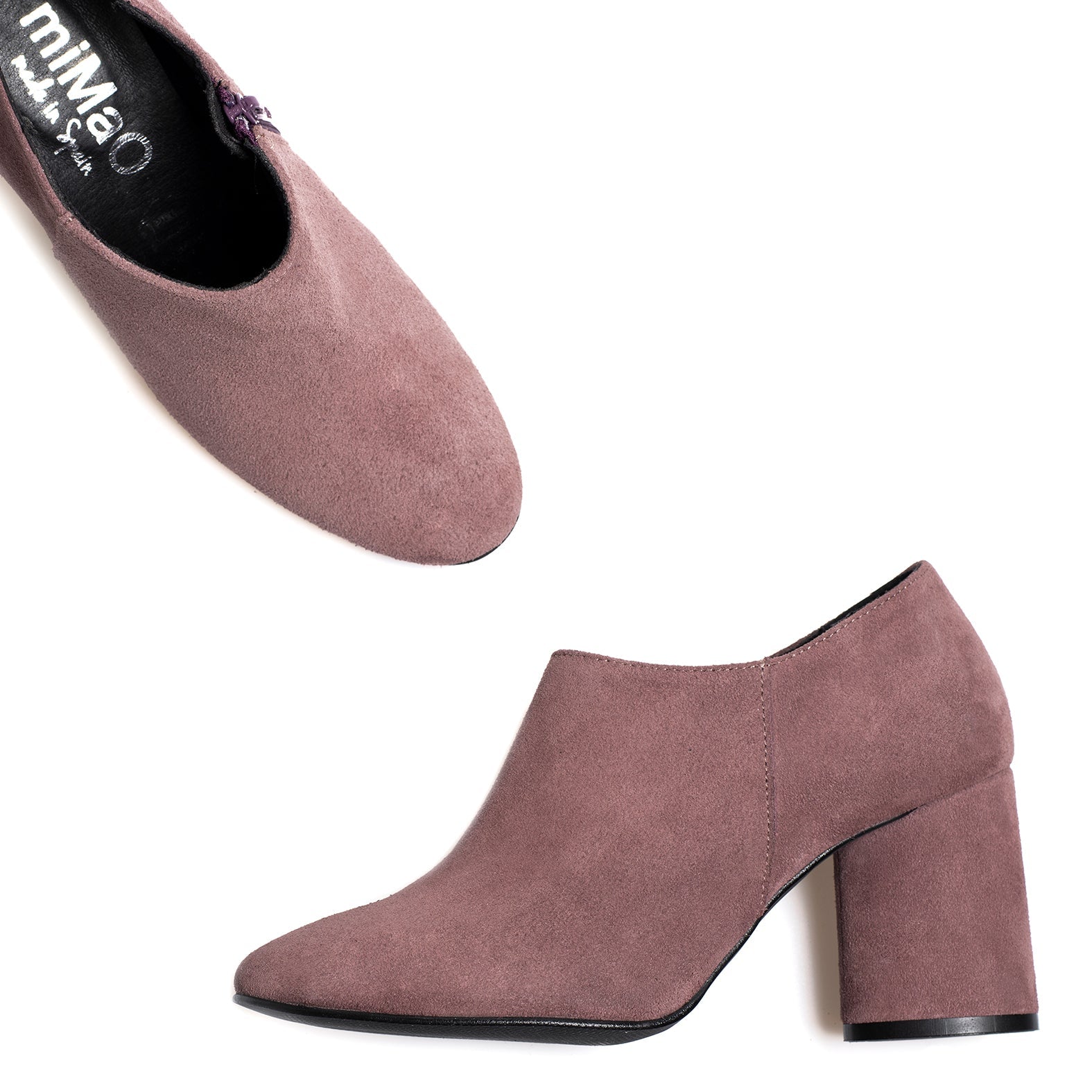FASHION Zapato abotinado de tacón MAQUILLAJE