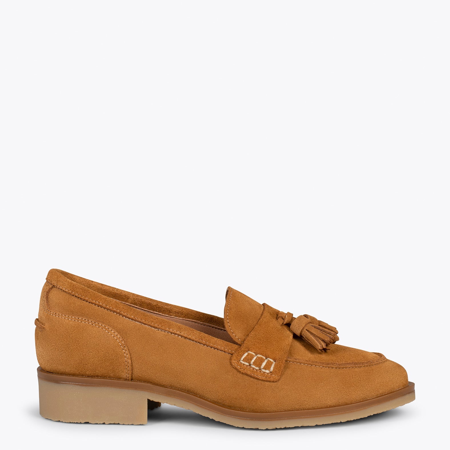 CASTELLANO CASUAL - Mocasín plano con borla WHISKY