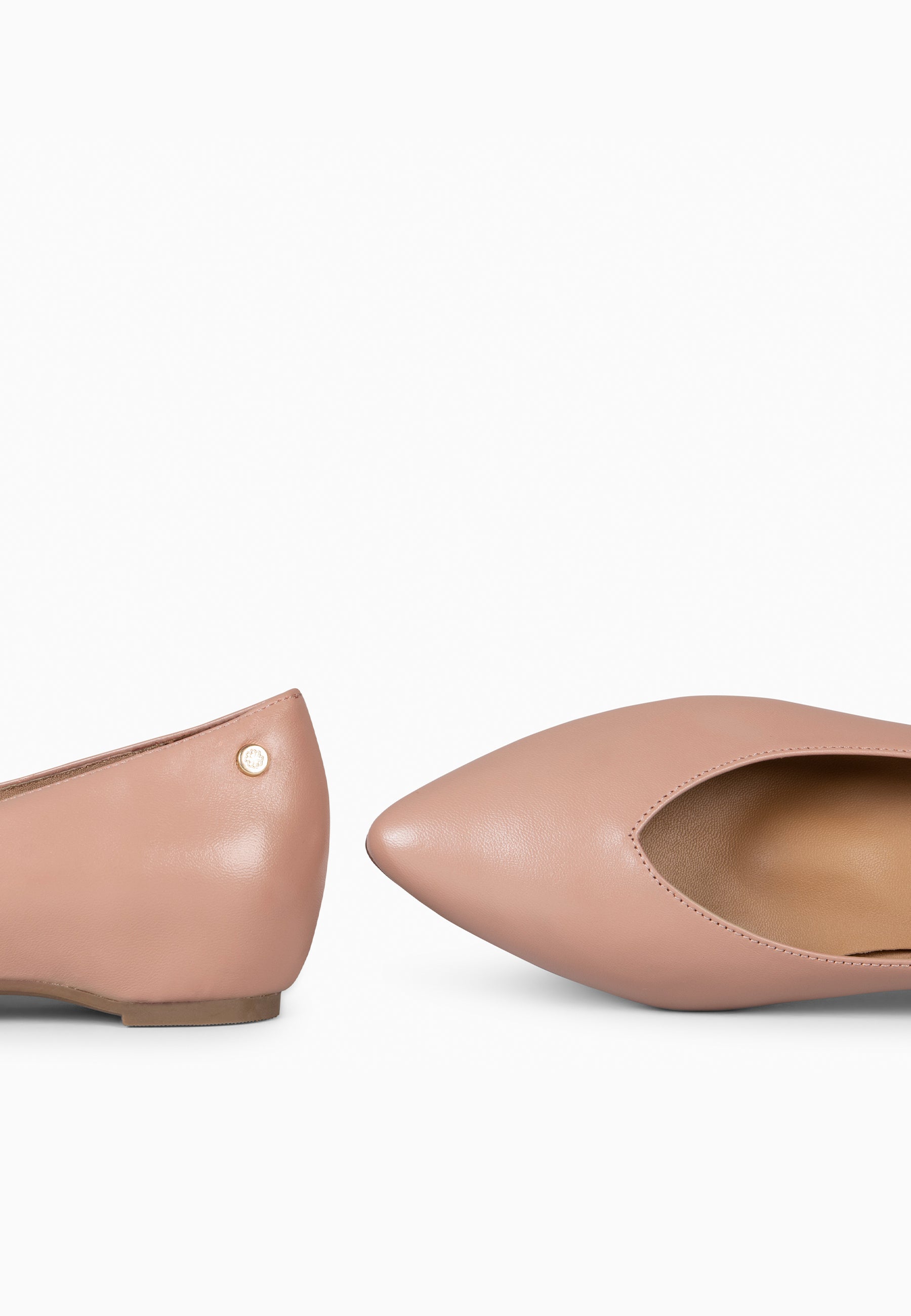 URBAN CUÑA - Zapatos con cuña interna NUDE