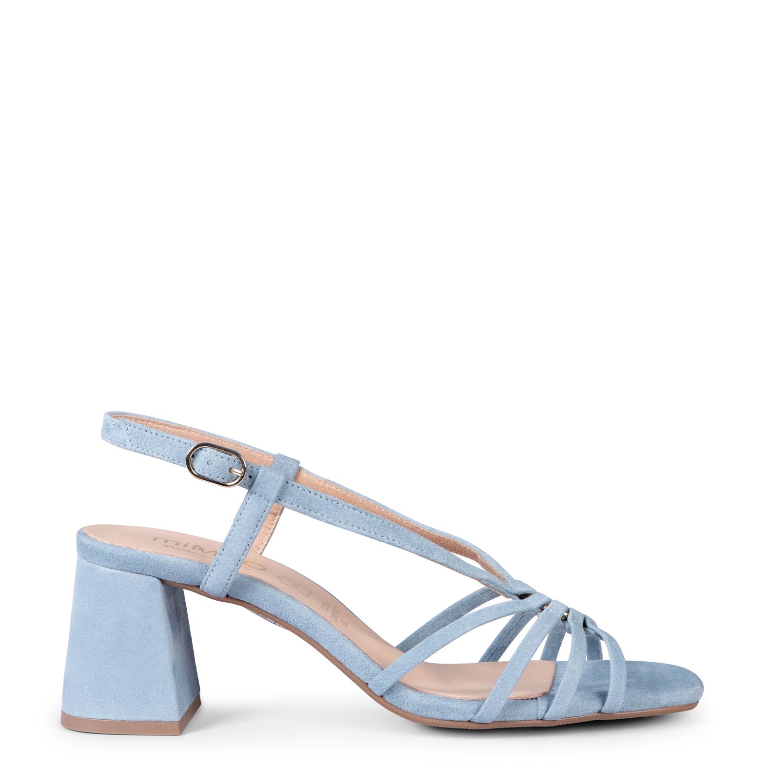 SOLEIL - SANDALIAS DE TACÓN AZUL CLARO