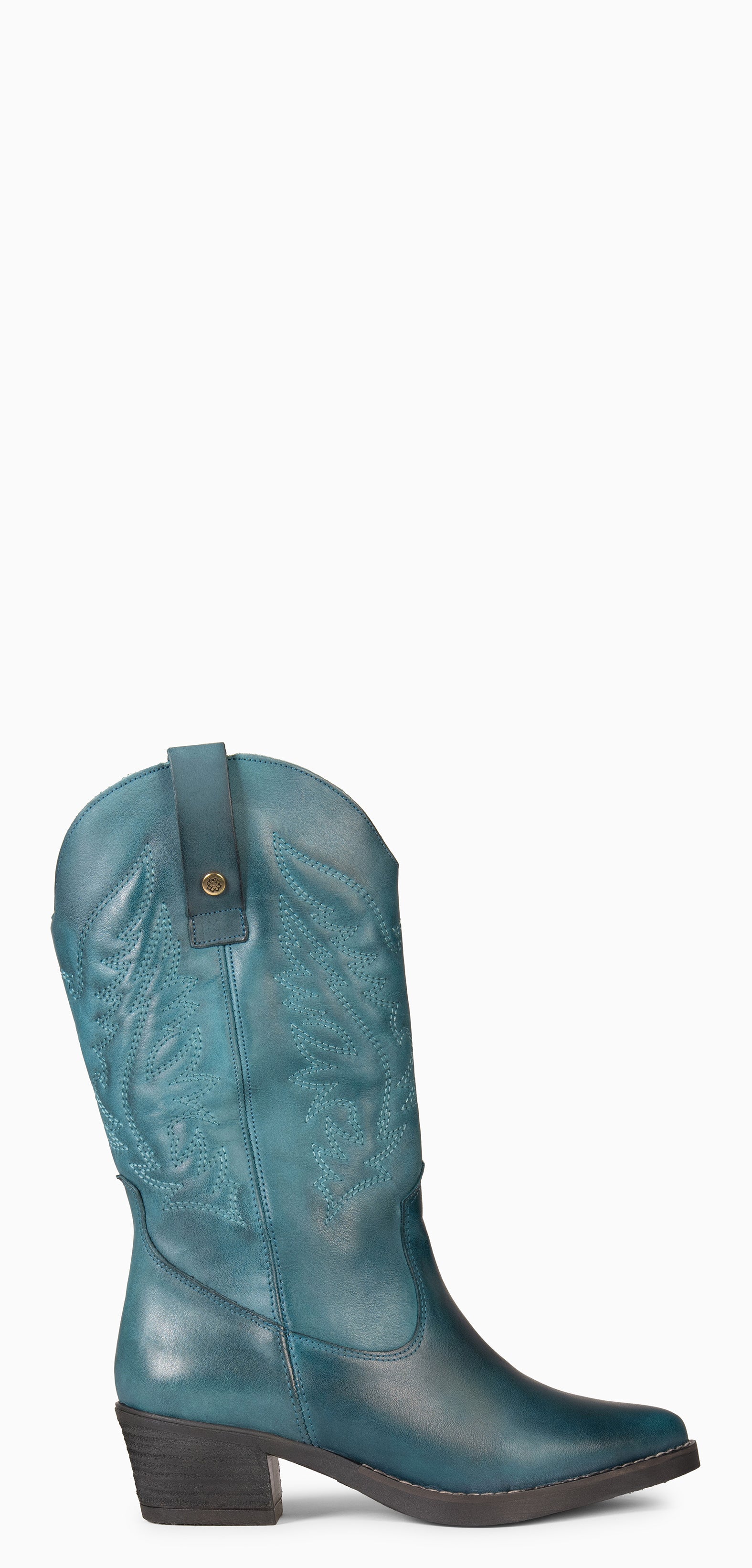 UTAH - Botas Cowboy bordado AZUL
