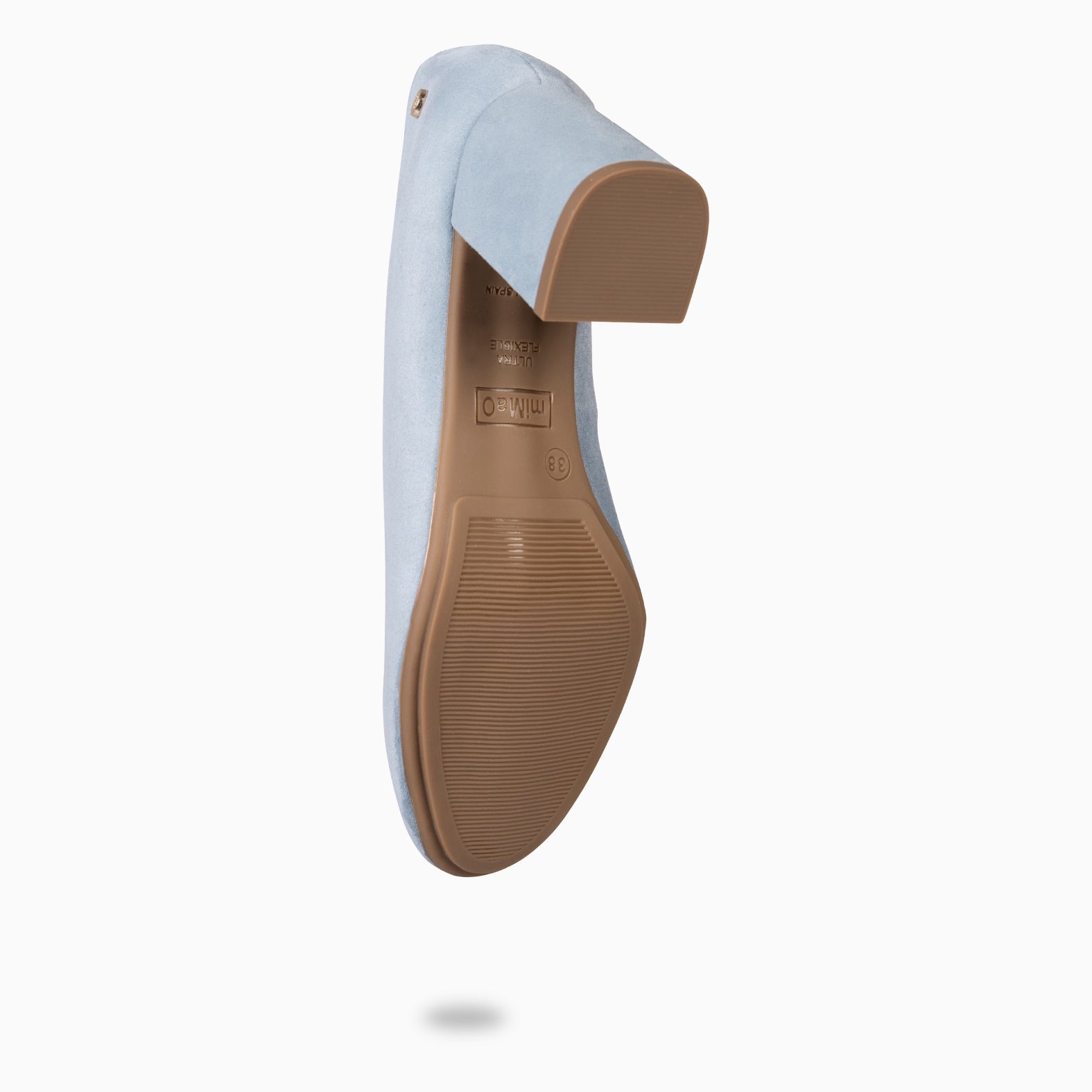 GRAN URBAN REDONDO – Zapatos de tacón medio de ante AZUL