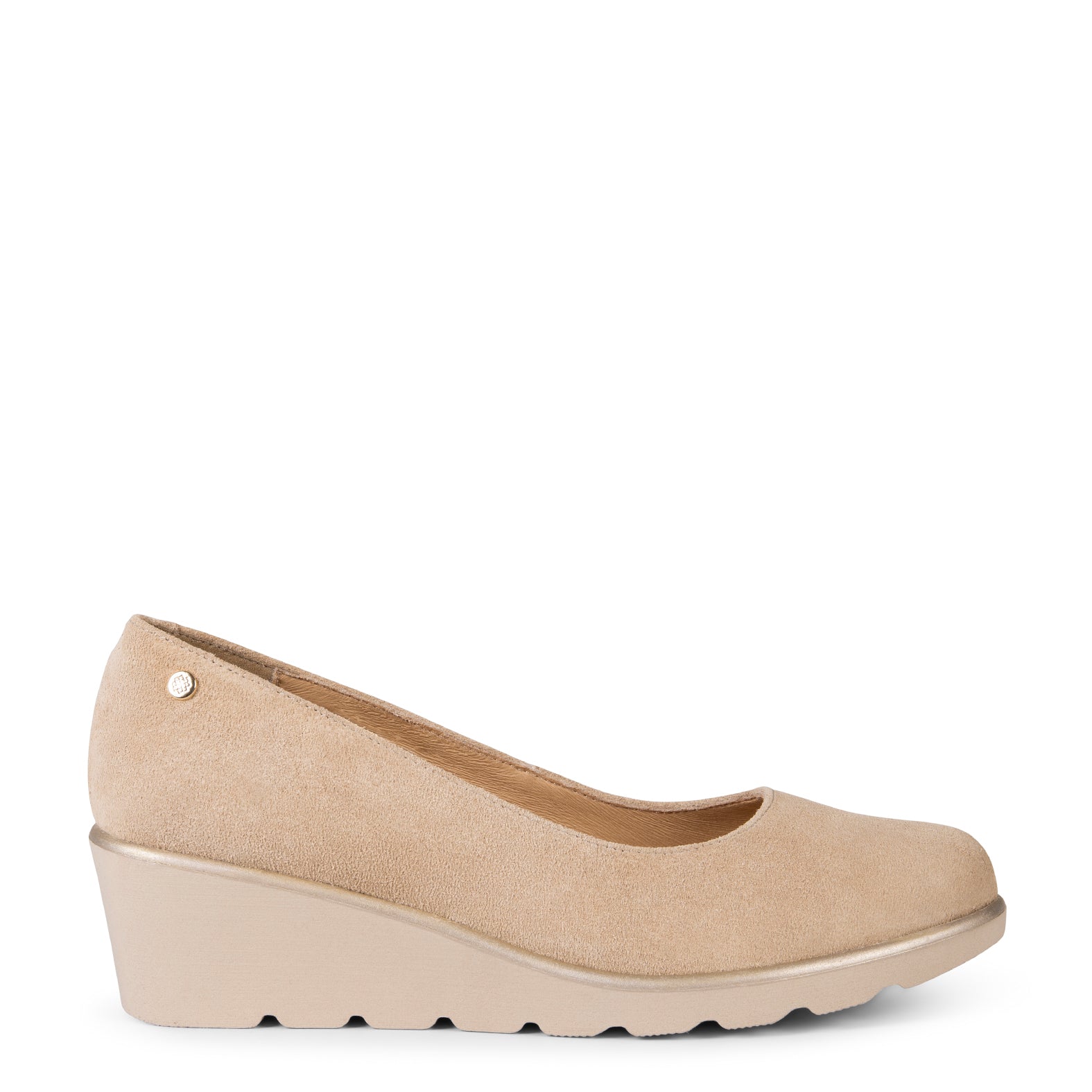 IRIS - Bailarina con cuña BEIGE