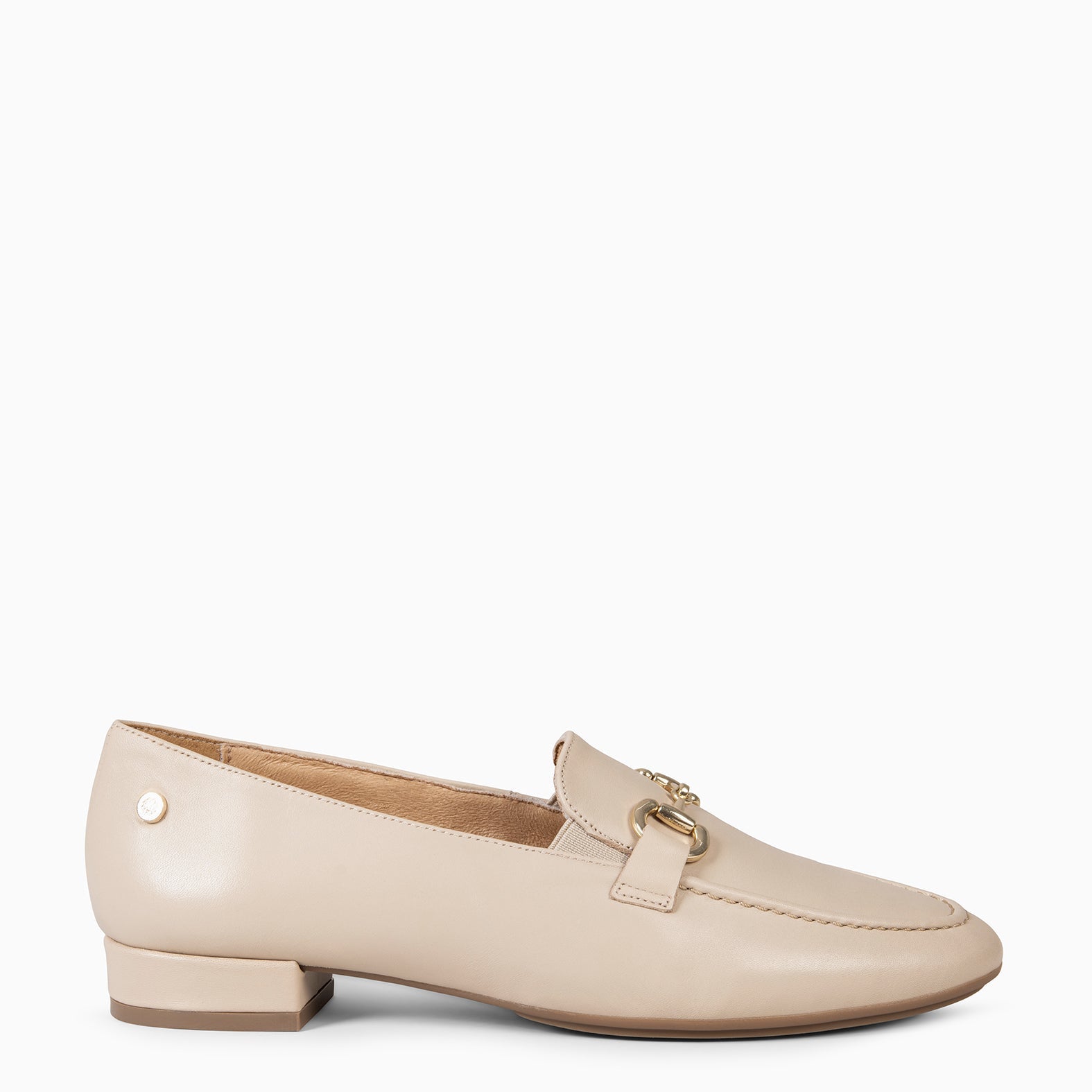 SERENA - MOCASÍN PIEL DE NAPA BEIGE